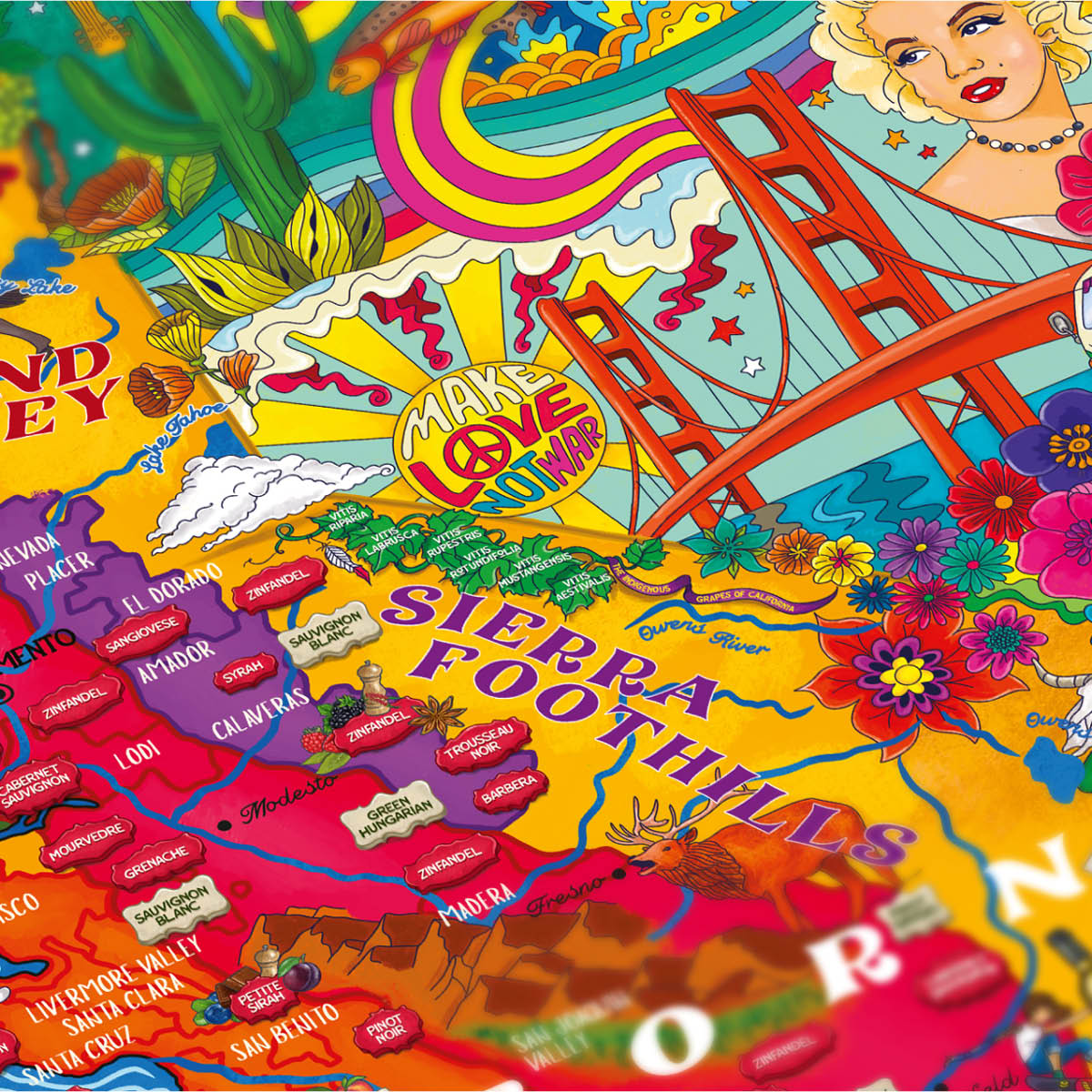 Water and Wines Wine Puzzle Palapeli 1000 palaa