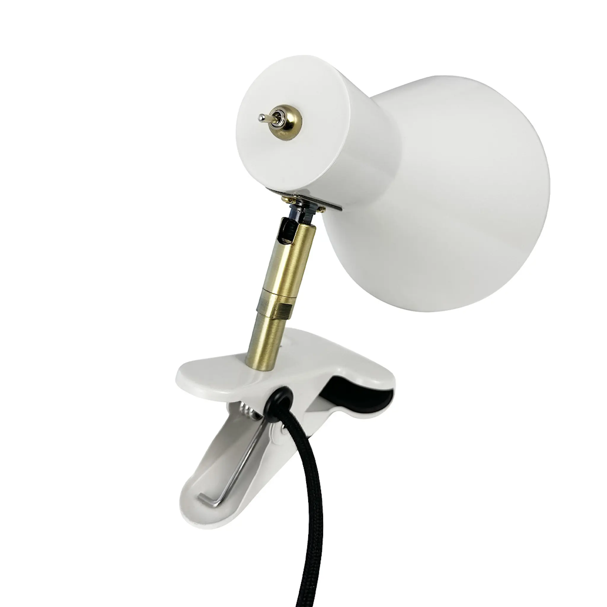 Dyberg Larsen Sleep klämlampa 16 cm vit