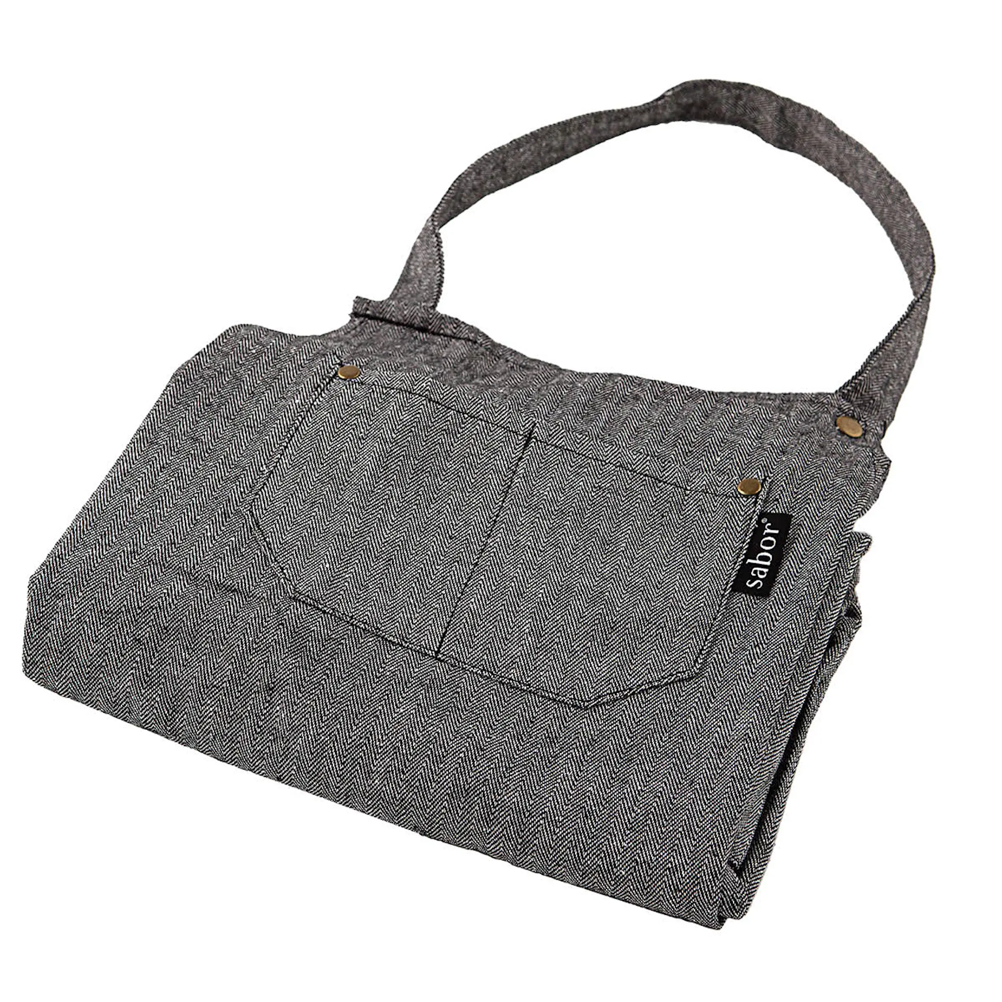 Sabor Home Esiliina 70x85 cm Harmaa/Musta