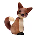 Roxy Räv träddekoration 10 cm mahogny