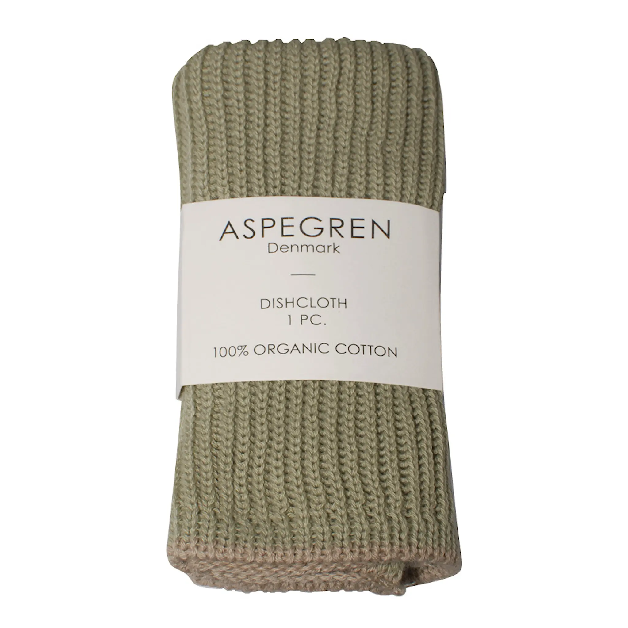 Aspegren Ripple disktrasa stickad 26x26 cm aloe