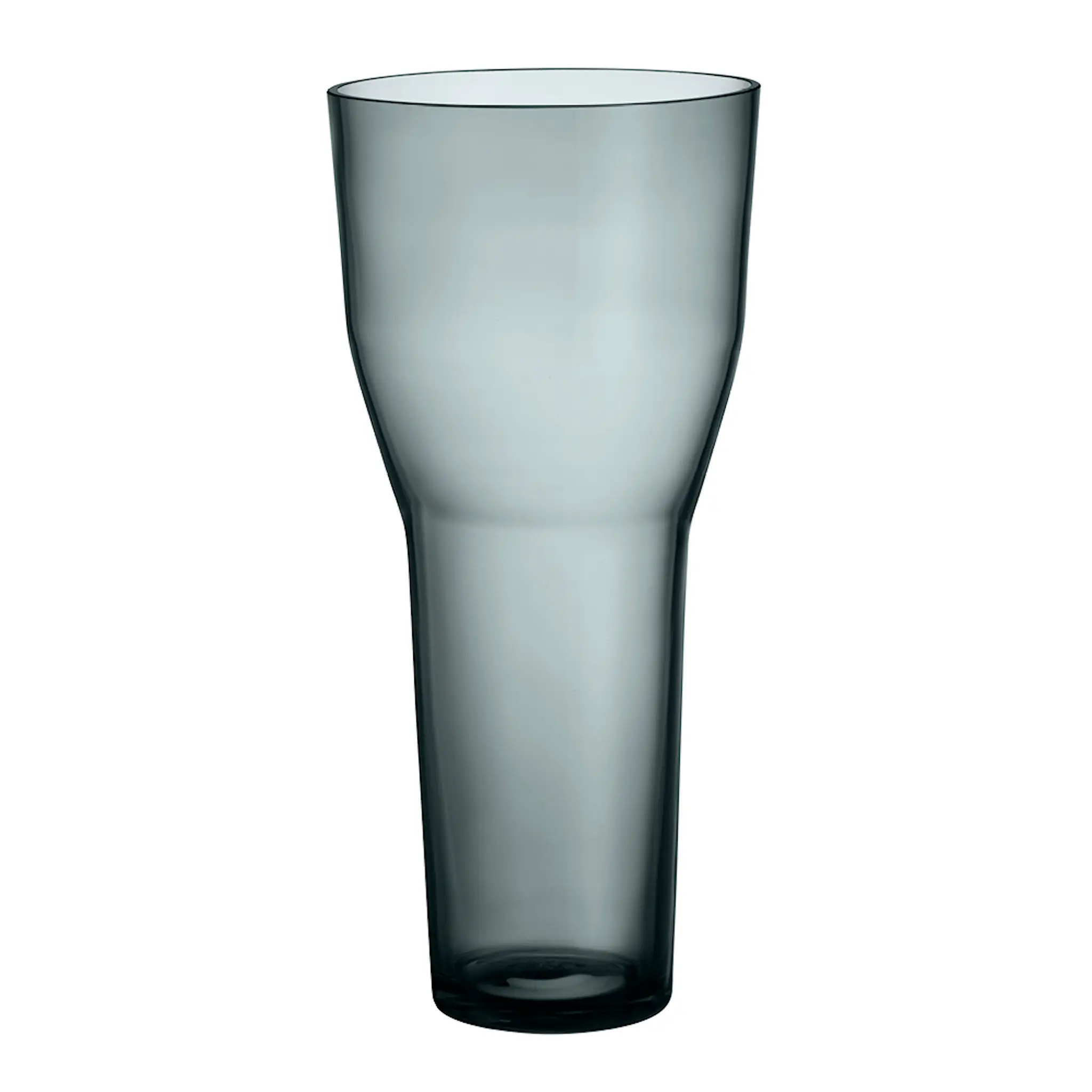 iittala Solare hög vas 12x26 cm stålgrå