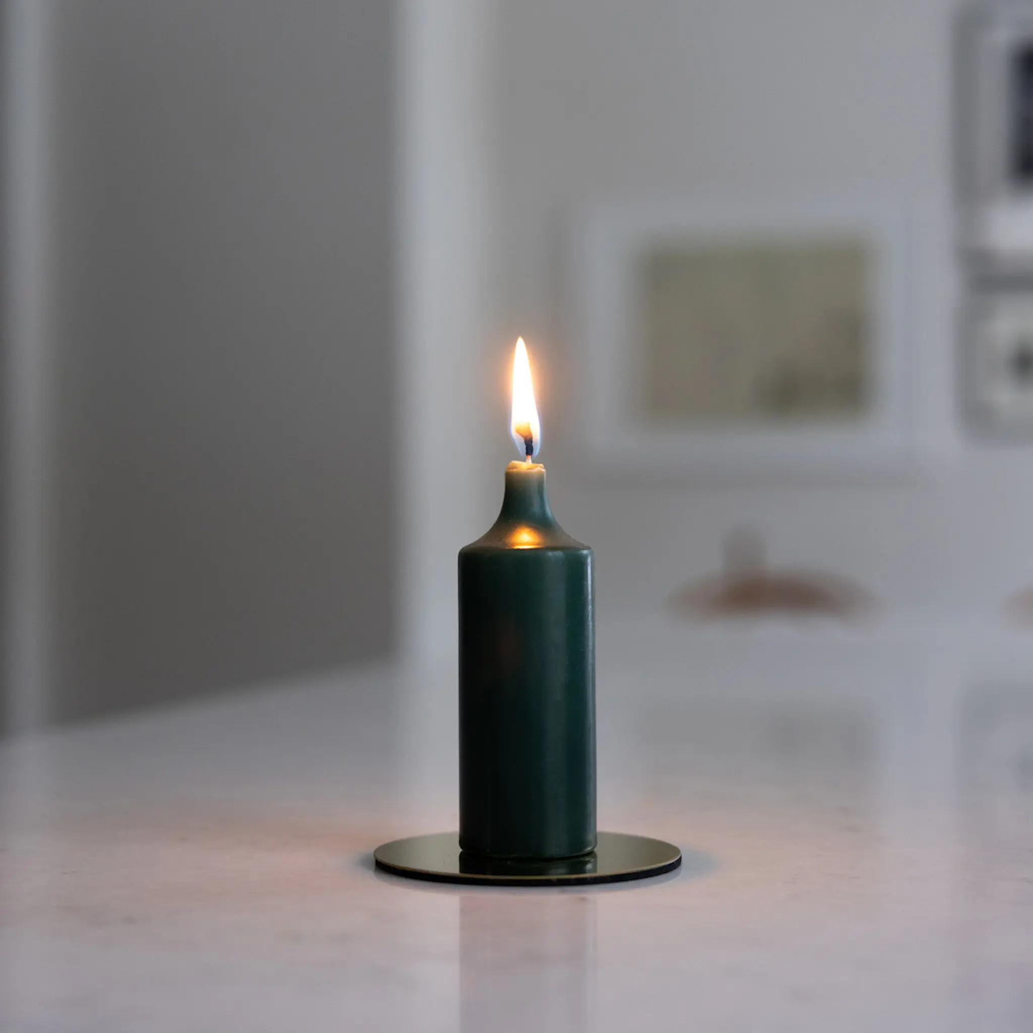 Liljeholmens Kupé Pöytäkynttilä 11 cm 4 kpl Vihreä