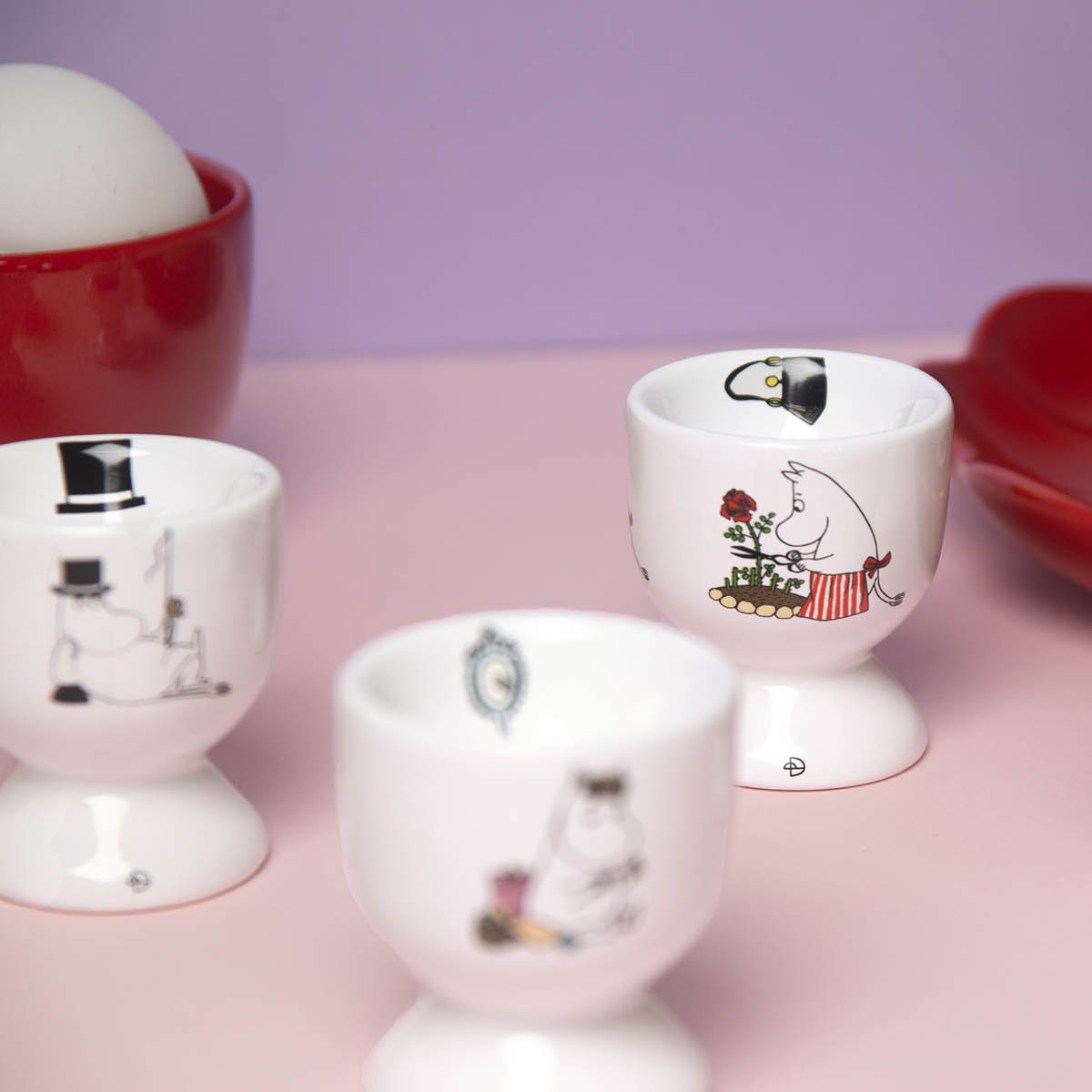 Pluto Mumin Äggkopp 4-pack Moomin joy