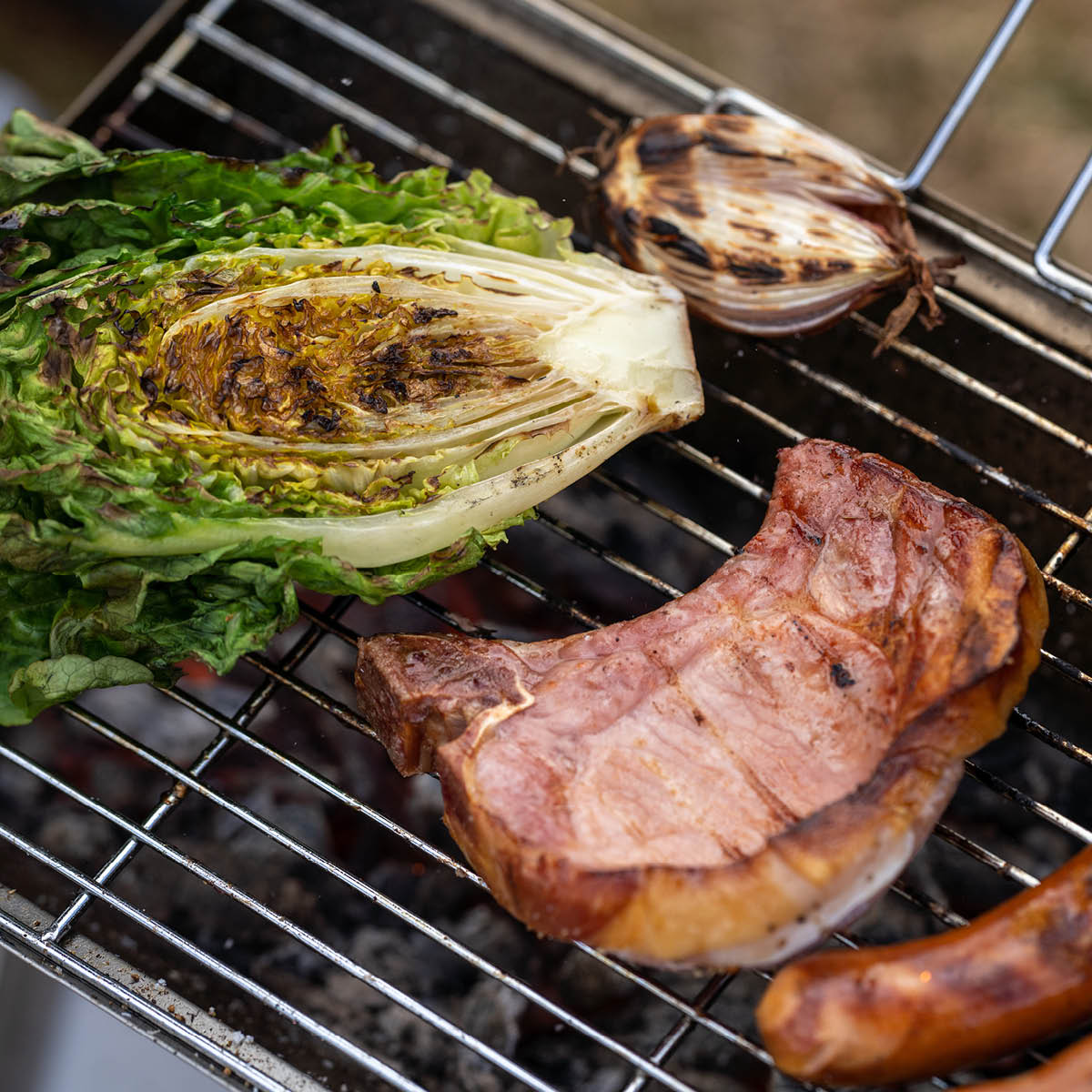 Hällmark of Sweden Sammenleggbar grill 36x26 cm rustfritt stål