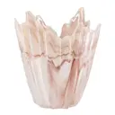 Alvo Värmeljushållare 12,5x12,5 cm Vit/Rosa