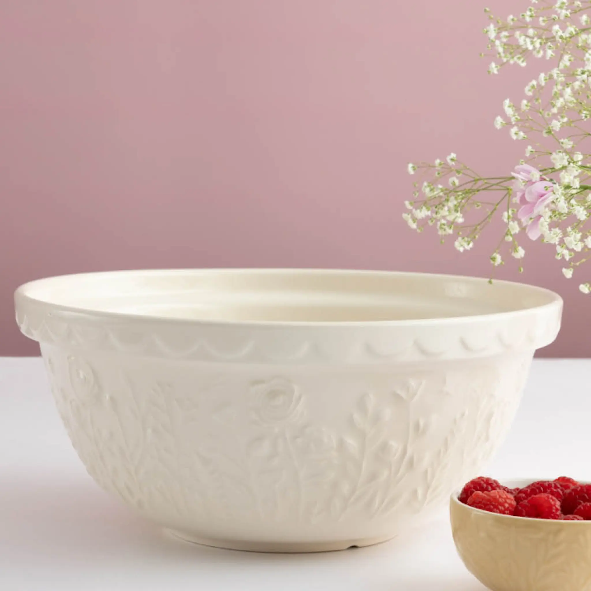 Mason Cash In The Meadow blandningsskål S12 4 L Ros creme