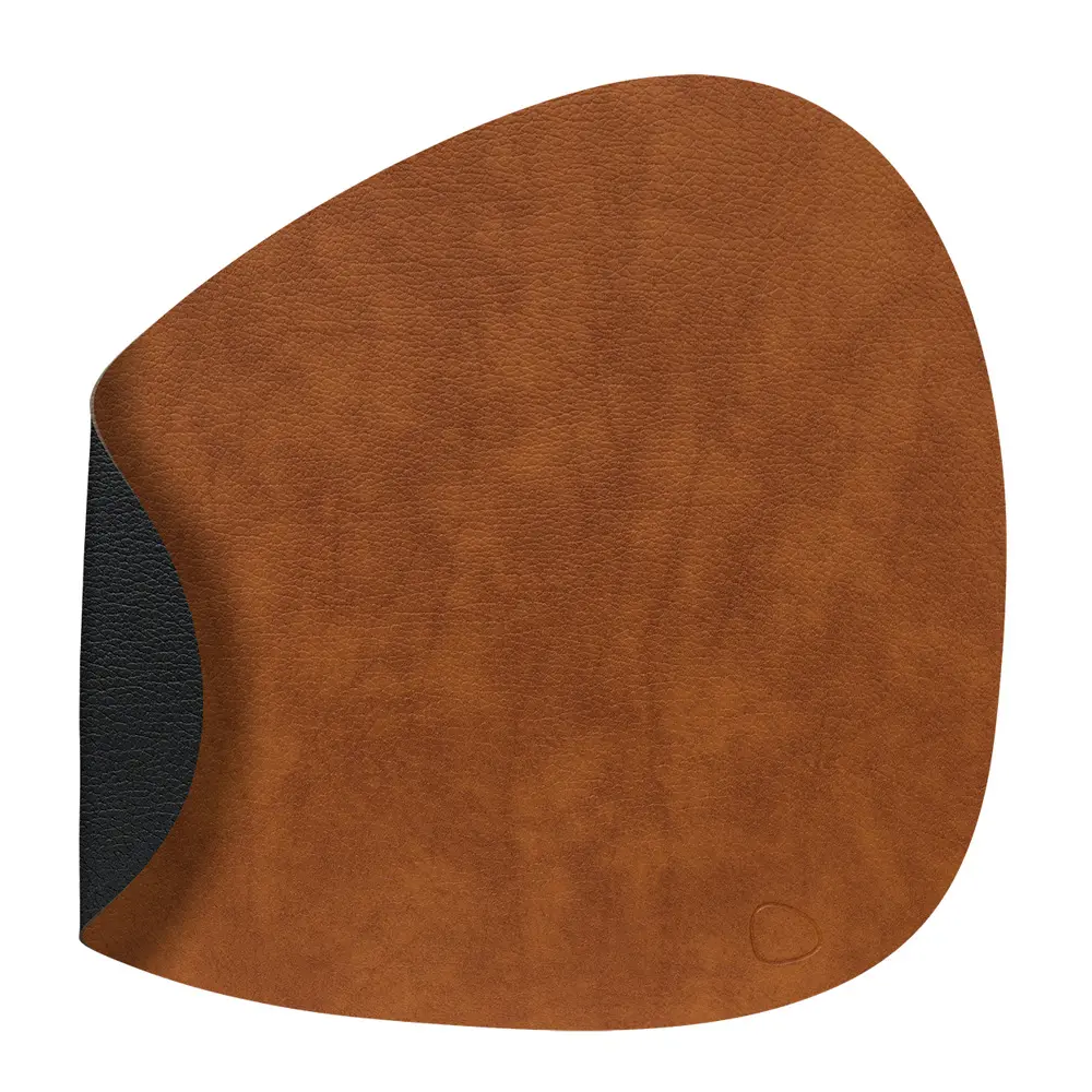 Curve Bull Pöytätabletti kaksipuolinen 37x44 cm Cognac/Black