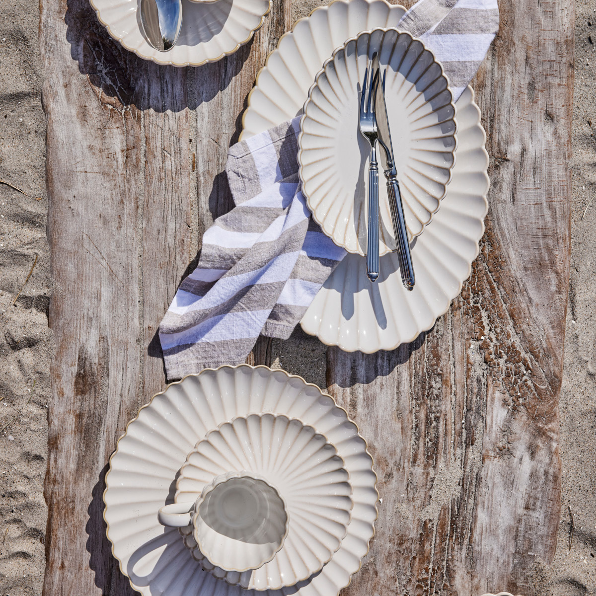 Lene Bjerre Camille Lautanen 27 cm Luunvalkoinen