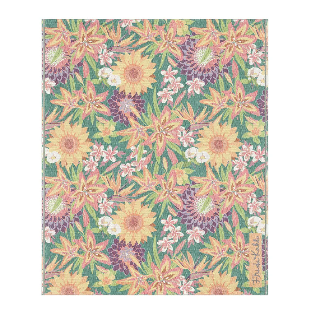 Frida Kahlo Flores pledd 140x170 cm