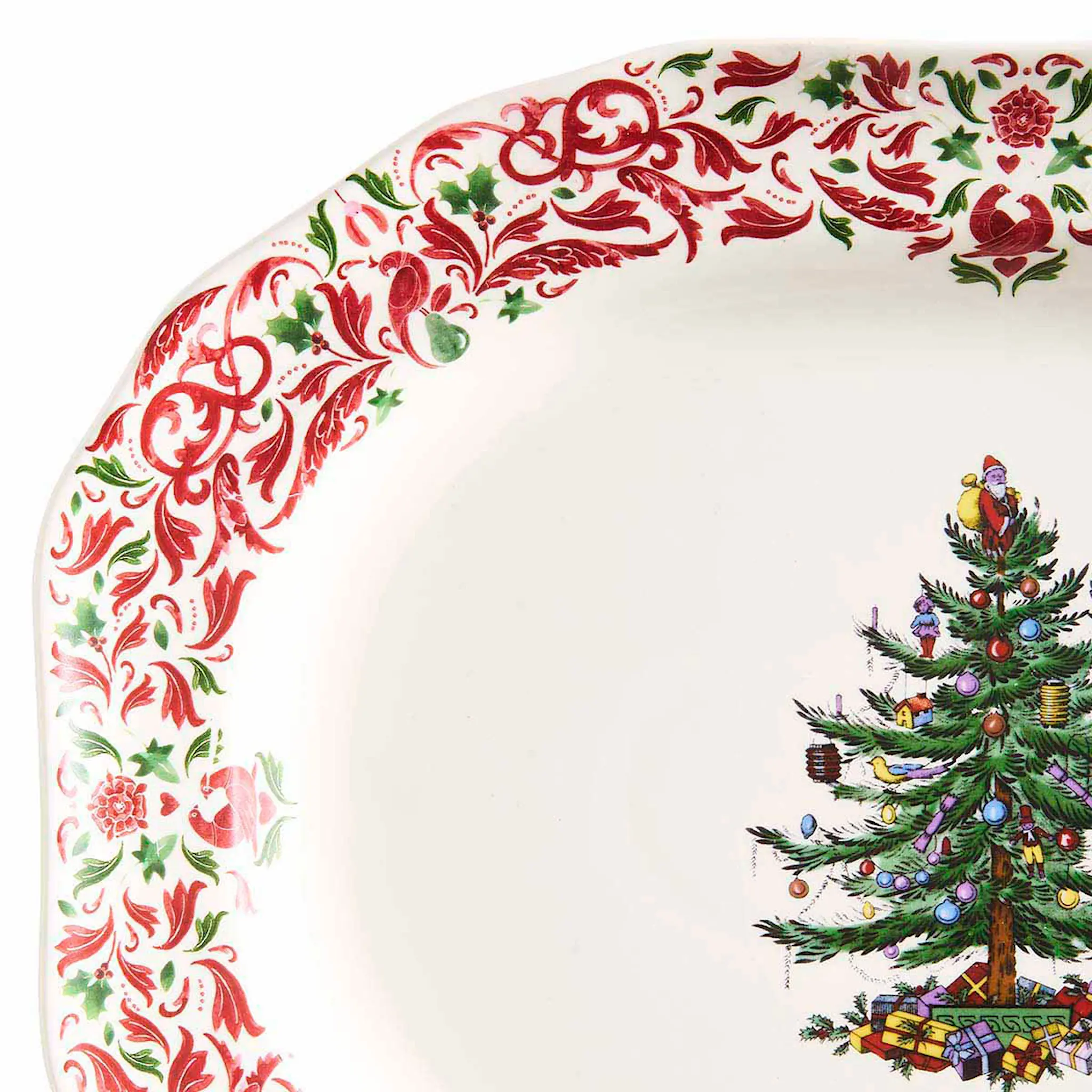 Spode Christmas Tree Yuletide rektangulärt fat 36 cm