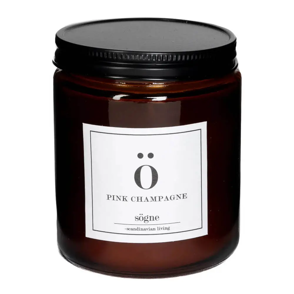 Tuoksukynttilä Pink Champagne 7x9 cm Ruskea
