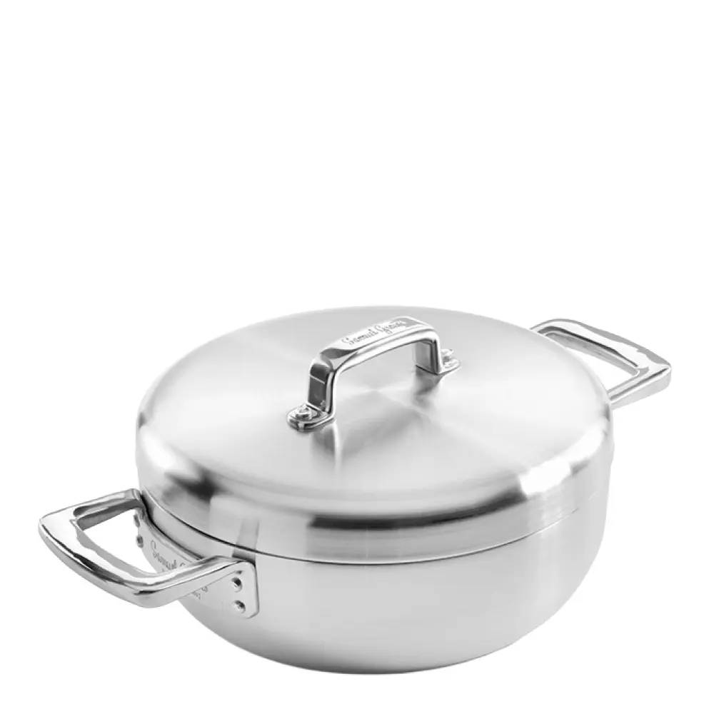 Classic Stainless Tarjoilupannu kannella 24 cm 2 L