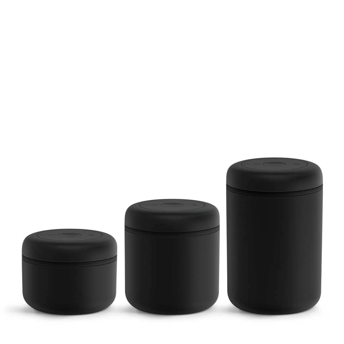 Fellow Atmos Vakuum Säilytyspurkki 1,2 L Musta