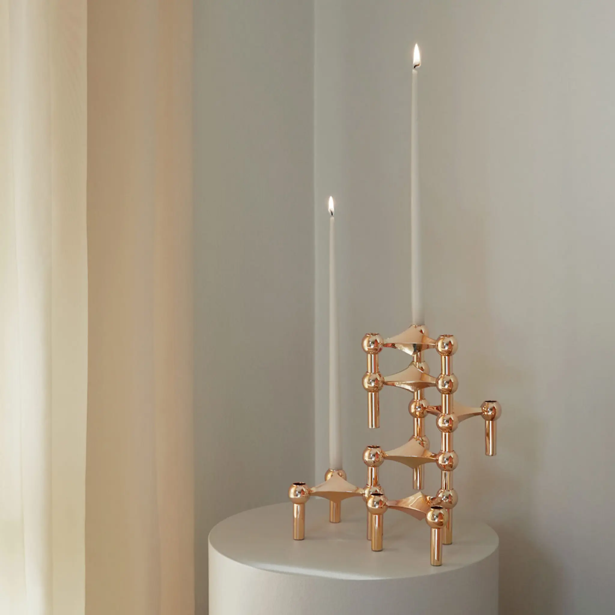 Stoff Nagel Stoff Nagel Kynttilänjalka Ruusukulta