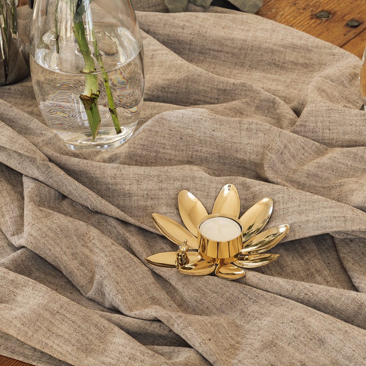 Hilke Hilke x Mumin ljusstake Lilla My mässing