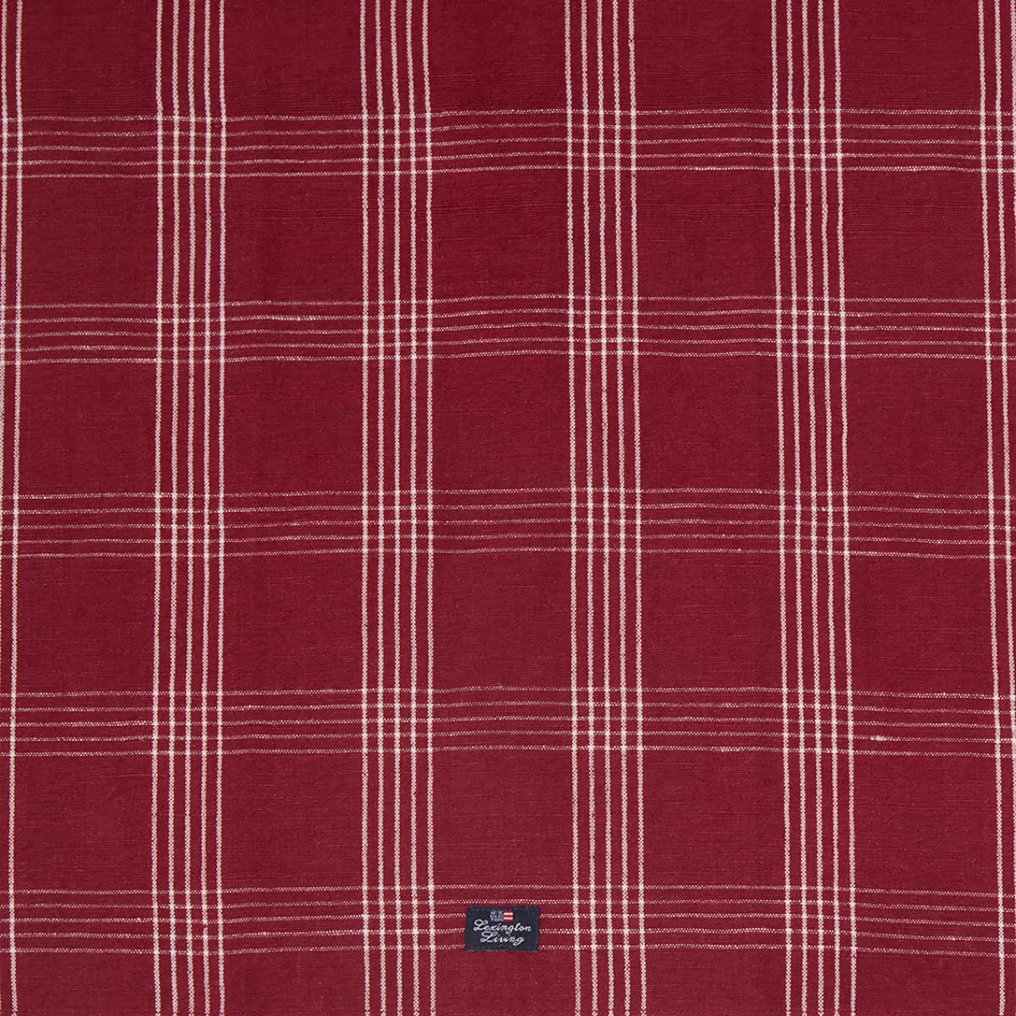 Lexington Kökshandduk linne/bomull 50x70 cm rutigt röd/vit