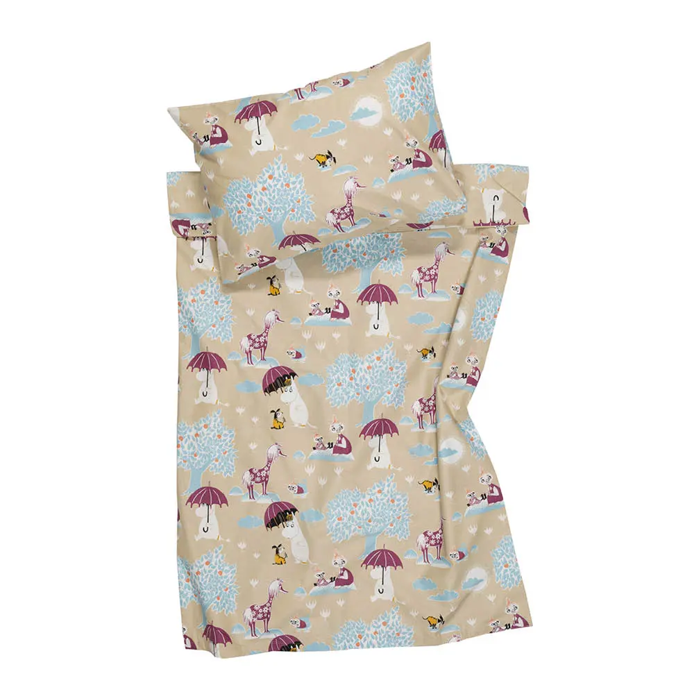 Mummi sengesett 85x125 cm Under paraplyen multi
