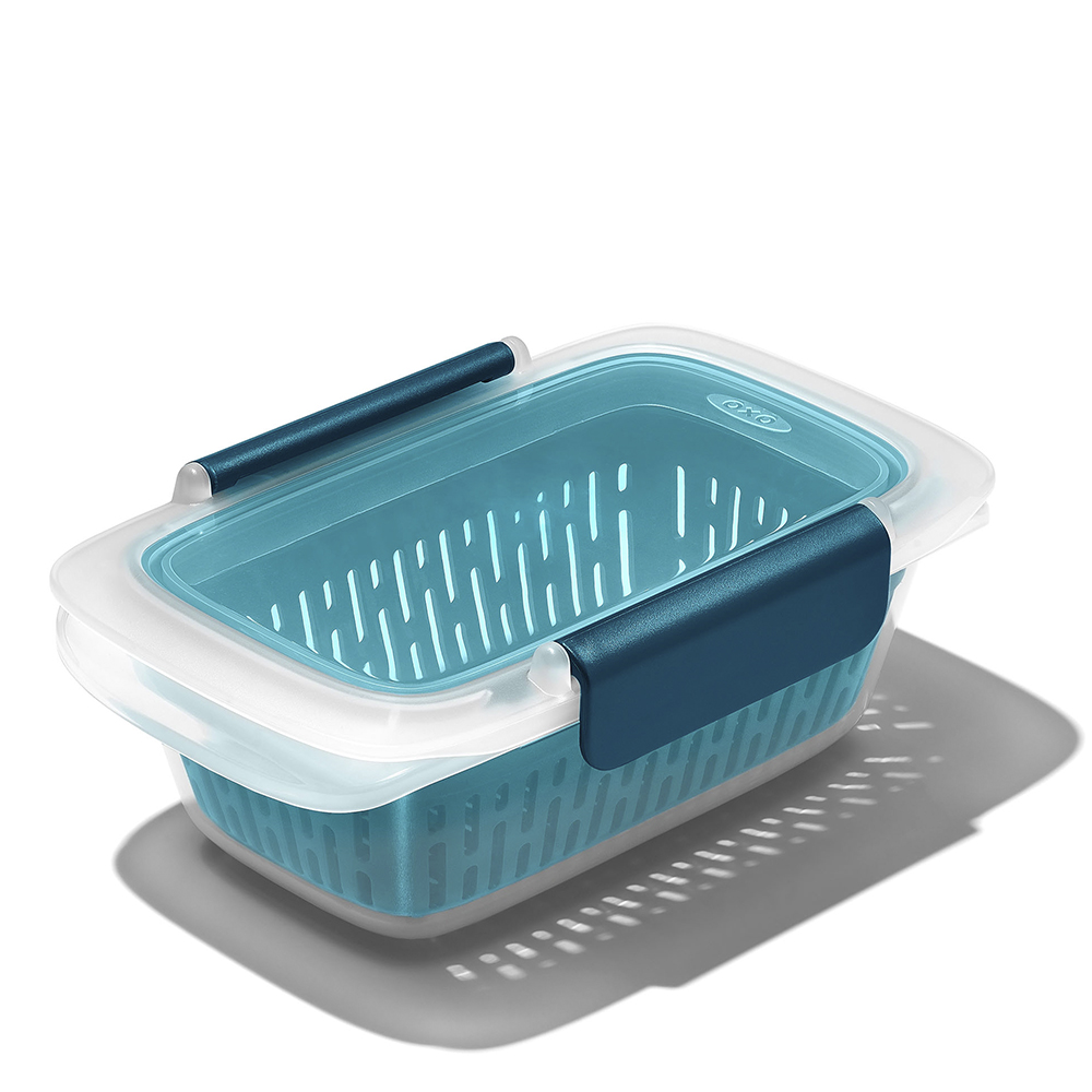 Oxo Prep & Go Säilytysrasia siivilällä 450 ml