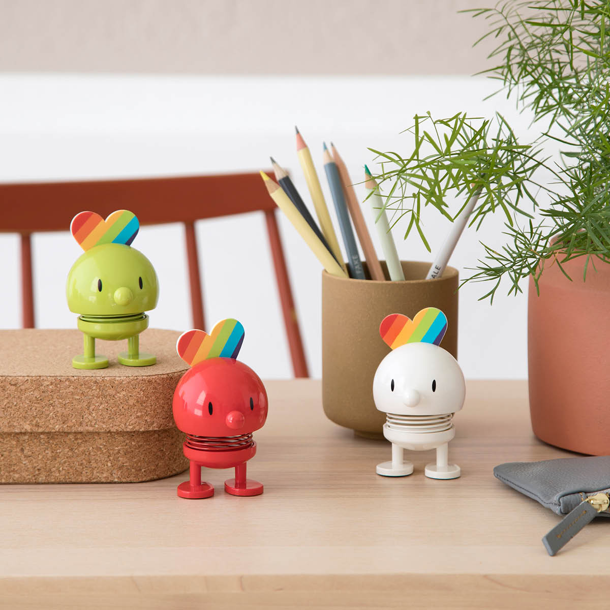 Hoptimisten Rainbow liten vit