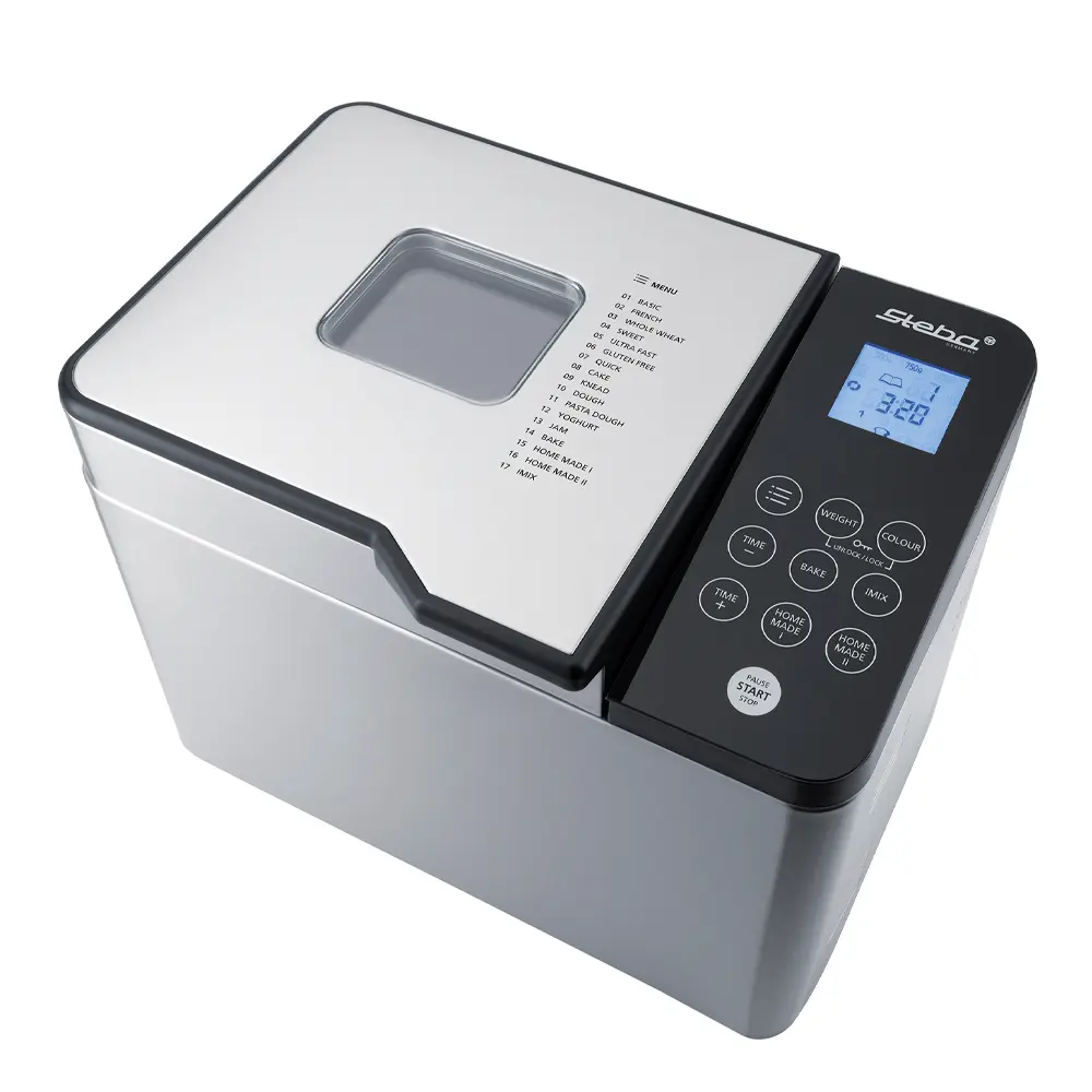 Leipäkone BM2 17 Ohjelmaa Teräs/Musta