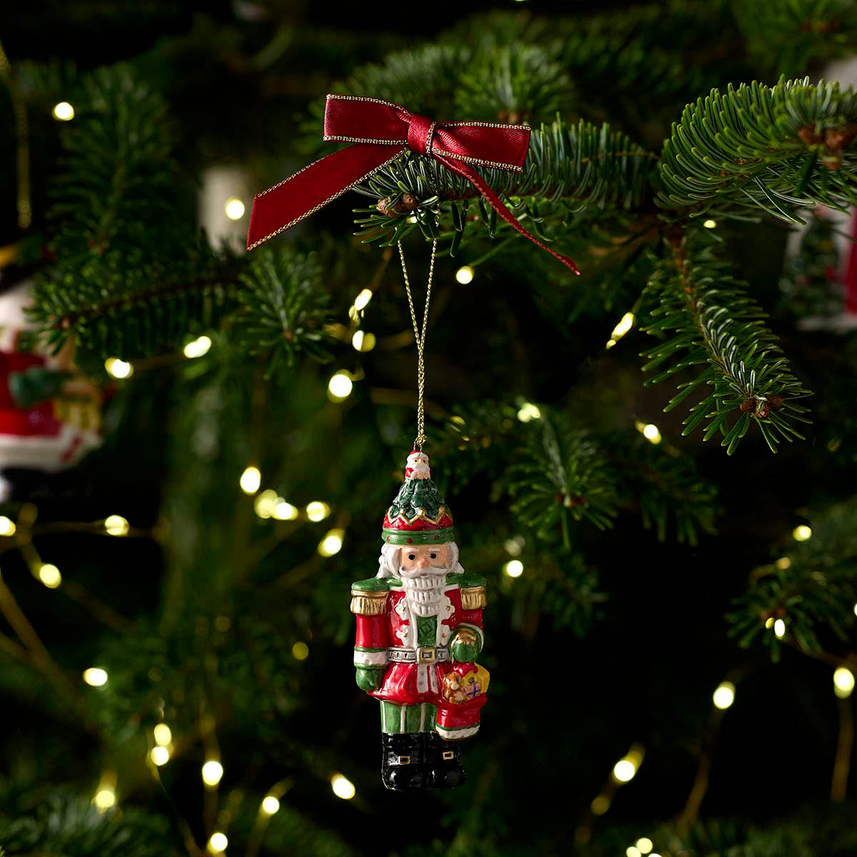Spode Christmas Tree juletrepynt Nutcracker with Tree Hat