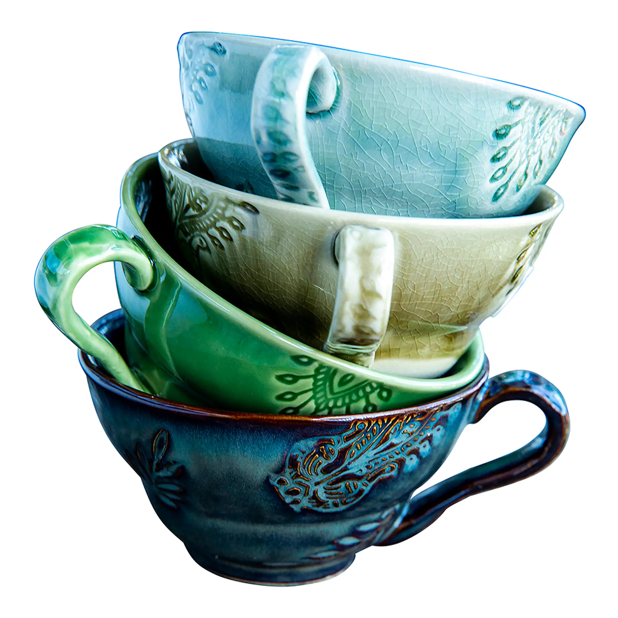 Sthål Arabesque Mugg med Öra 25 cl Antique