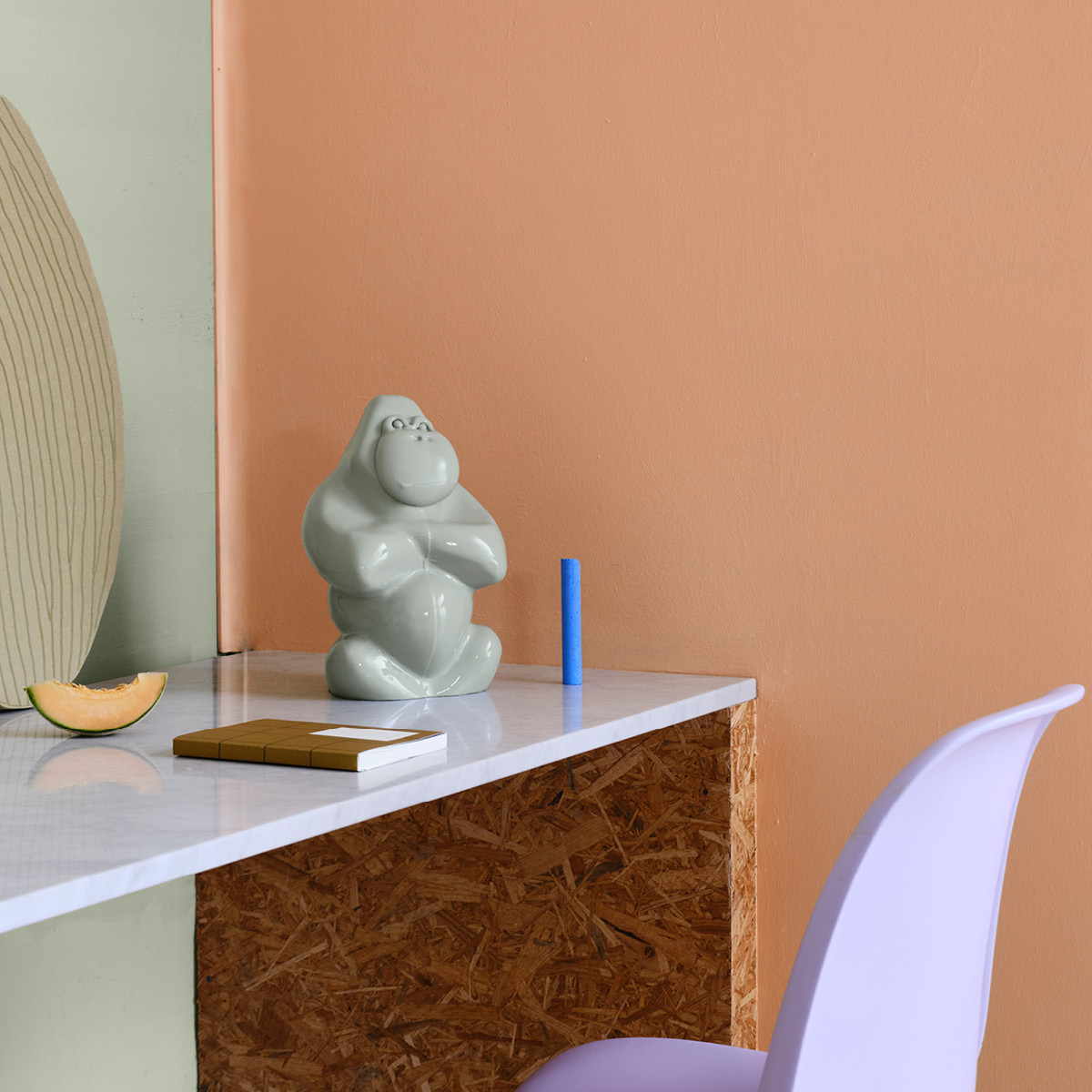 Kosta Boda Gabba Gabba Hey 30,5 cm lys beige