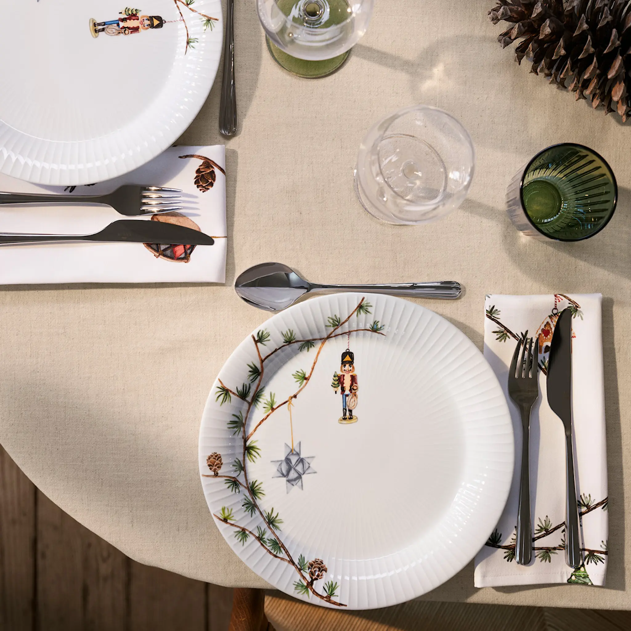 Kähler Hammershøi Christmas Lautanen 27 cm 2 kpl Valkoinen