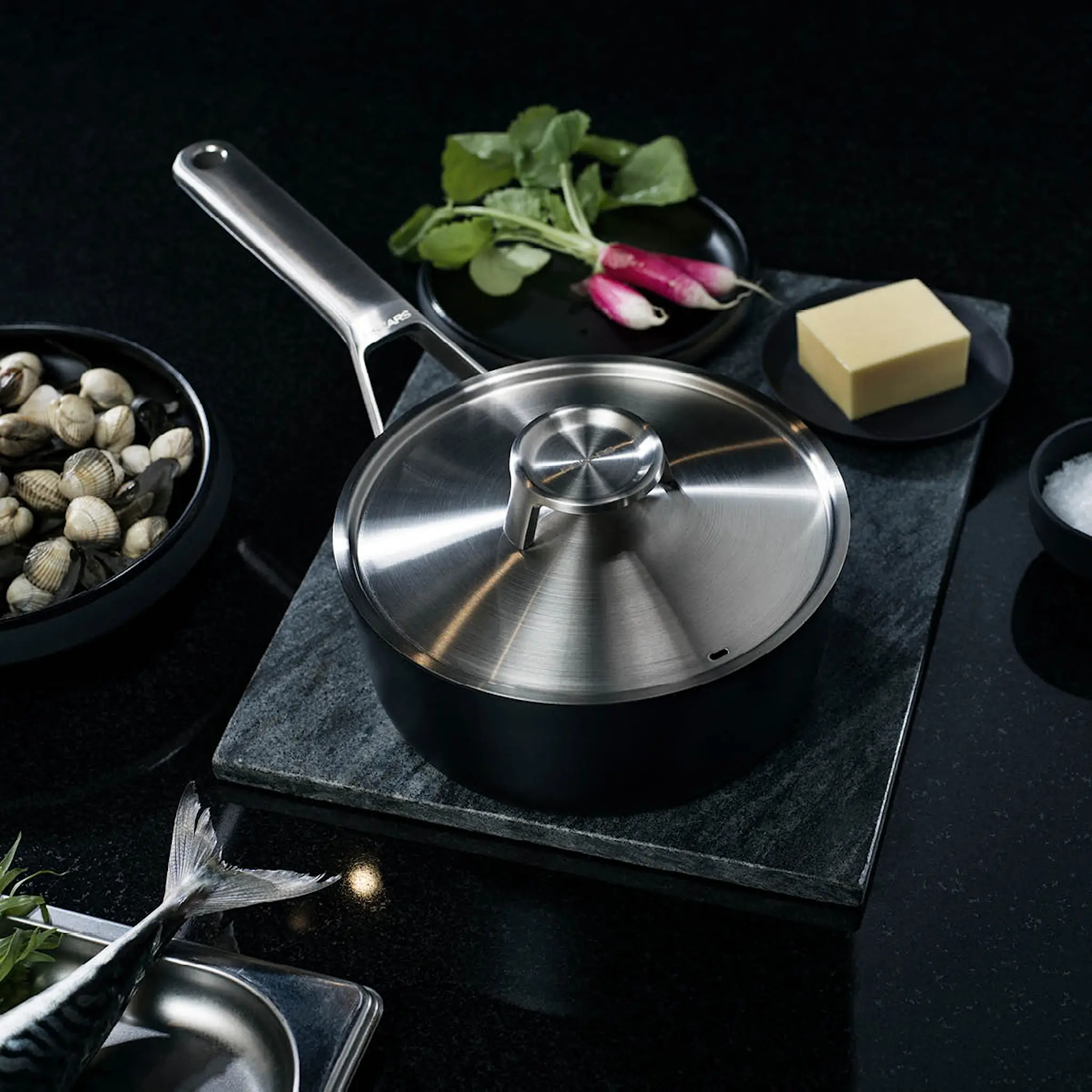 Fiskars Taiten Kattila kannella 1,6 L