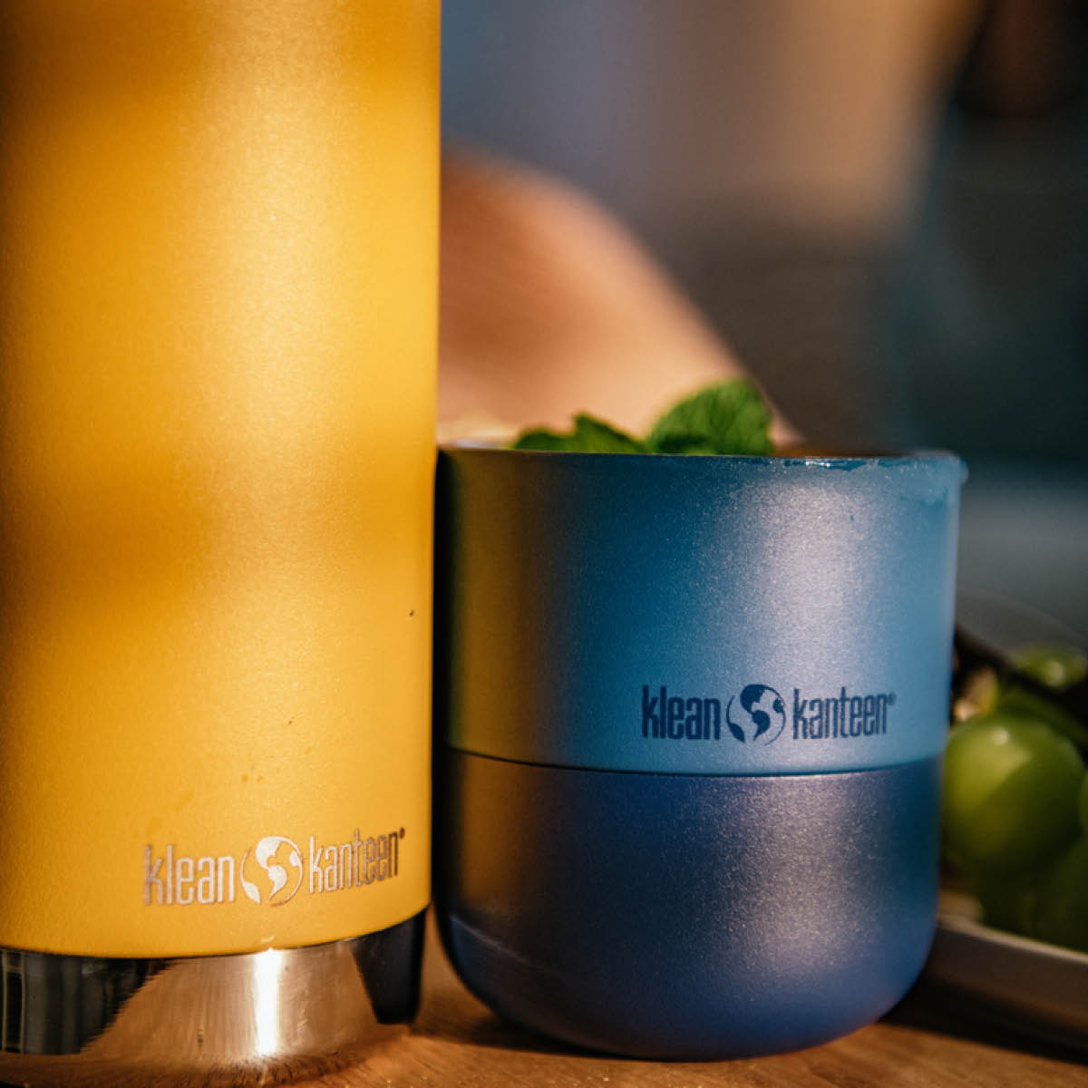 Klean Kanteen Rise Lowball kopp 30 cl med flipplokk stellar