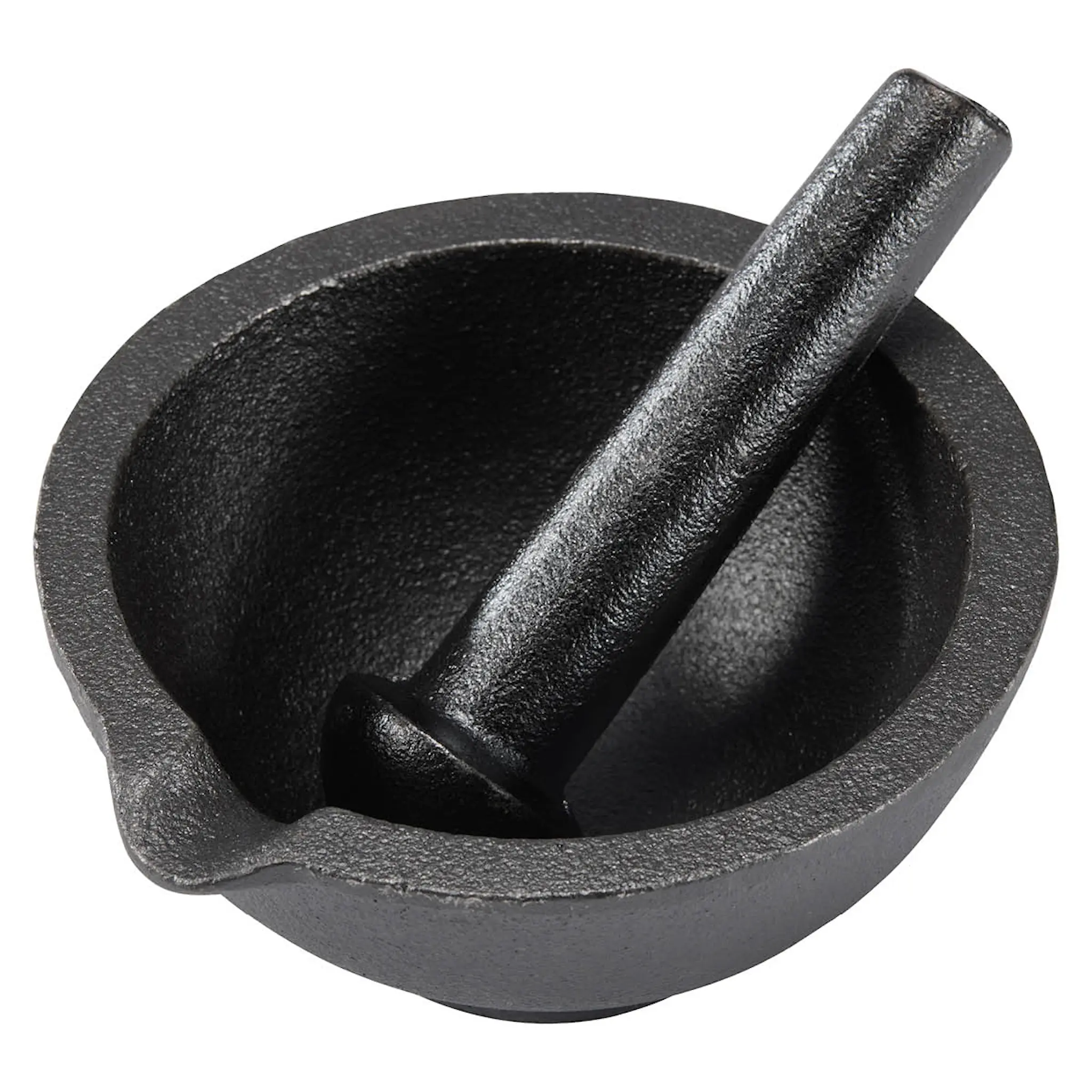Dorre Gilly støpejernsmortel 13 cm svart