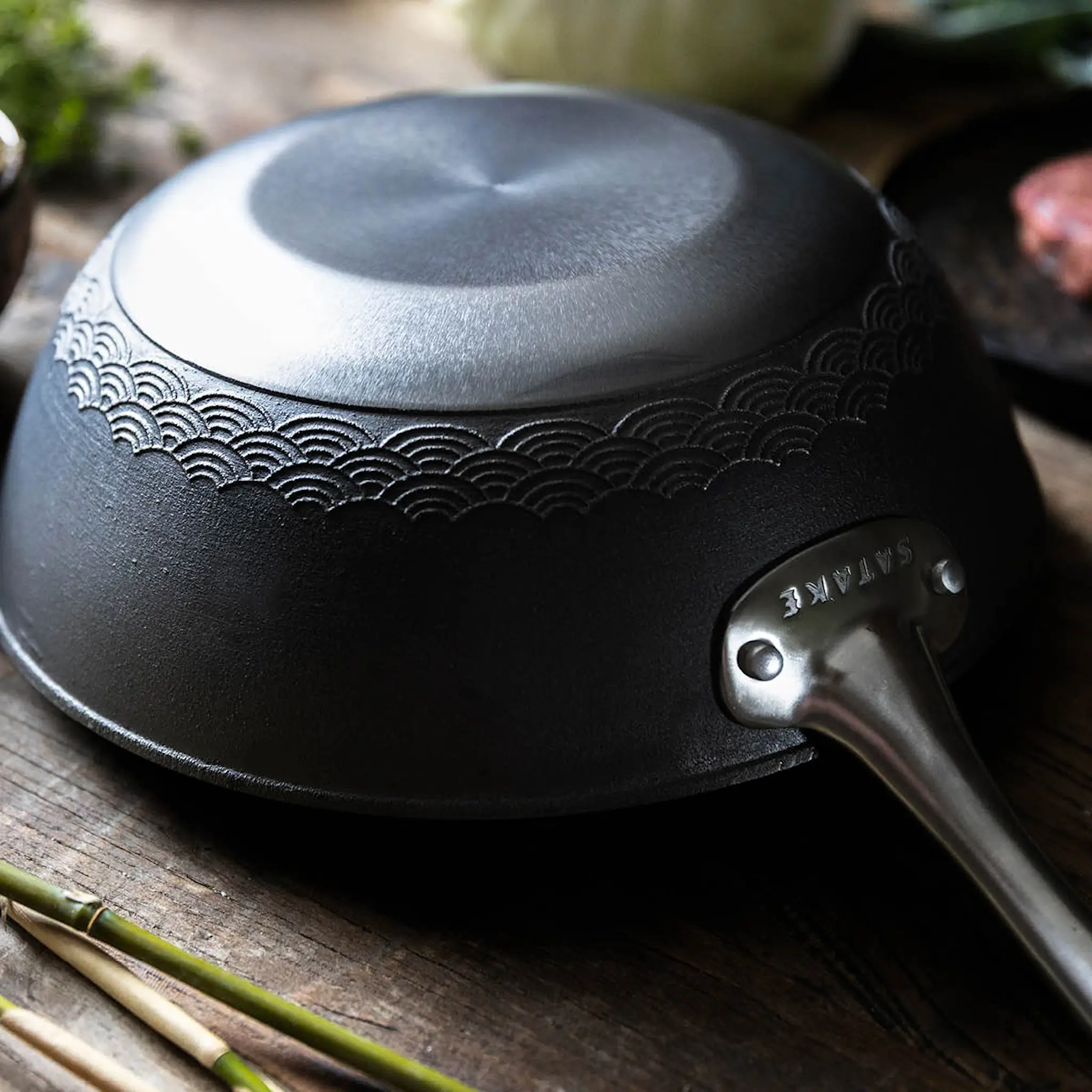 Satake Pure Pan Wokkipannu 28 cm Valurauta