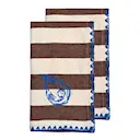 Bubba oyster servett 45x45 cm 2-pack brun