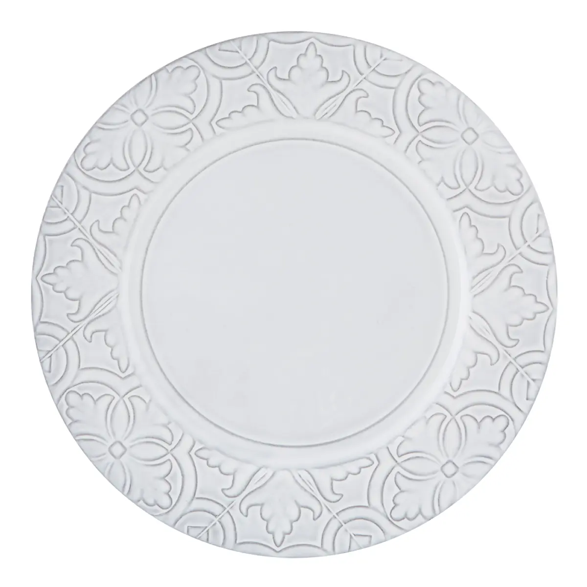 Bordallo Pinheiro Rua nova tallrik flat 28 cm antikvit