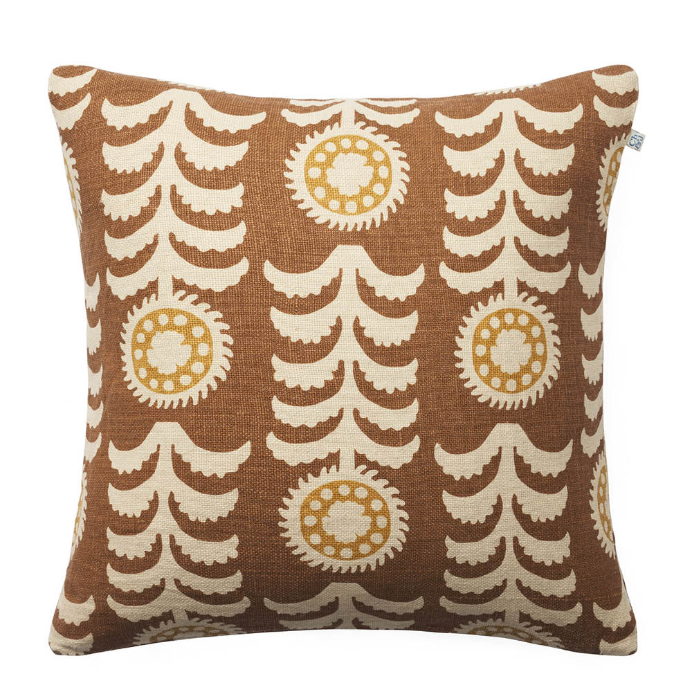 Chhatwal & Jonsson Alok putetrekk lin 50x50 cm Taupe/Spicy Yellow