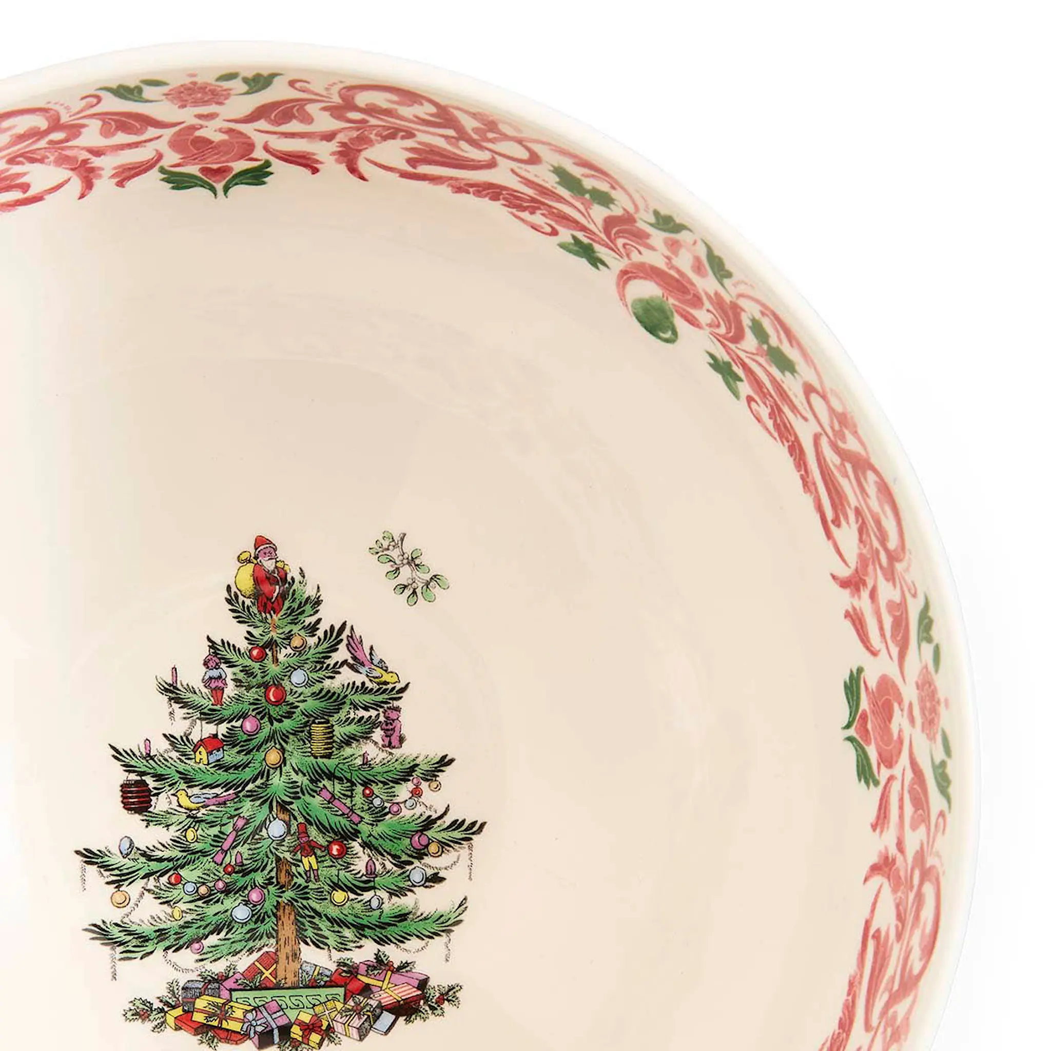 Spode Christmas Tree Yuletide salladsskål 23 cm