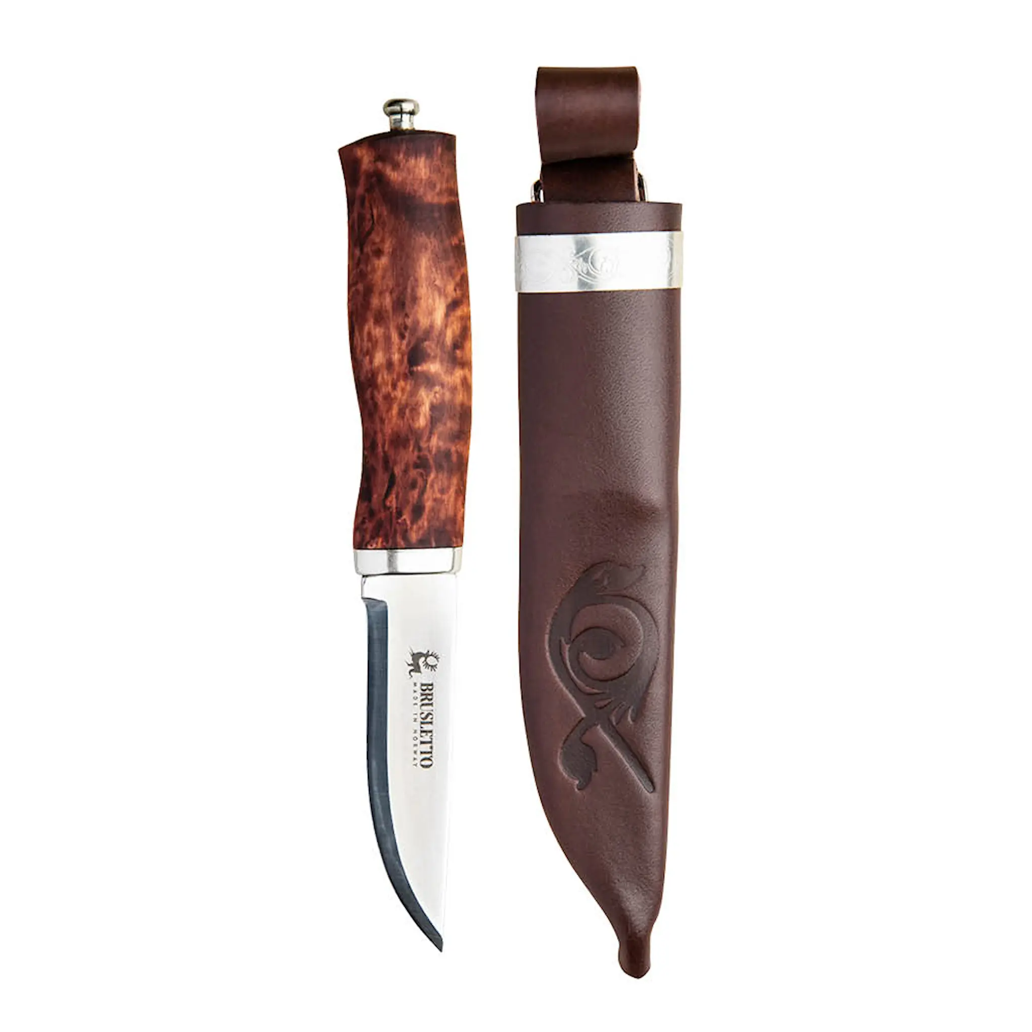 Brusletto Norgeskniven Vuolupuukko 21 cm Visakoivu