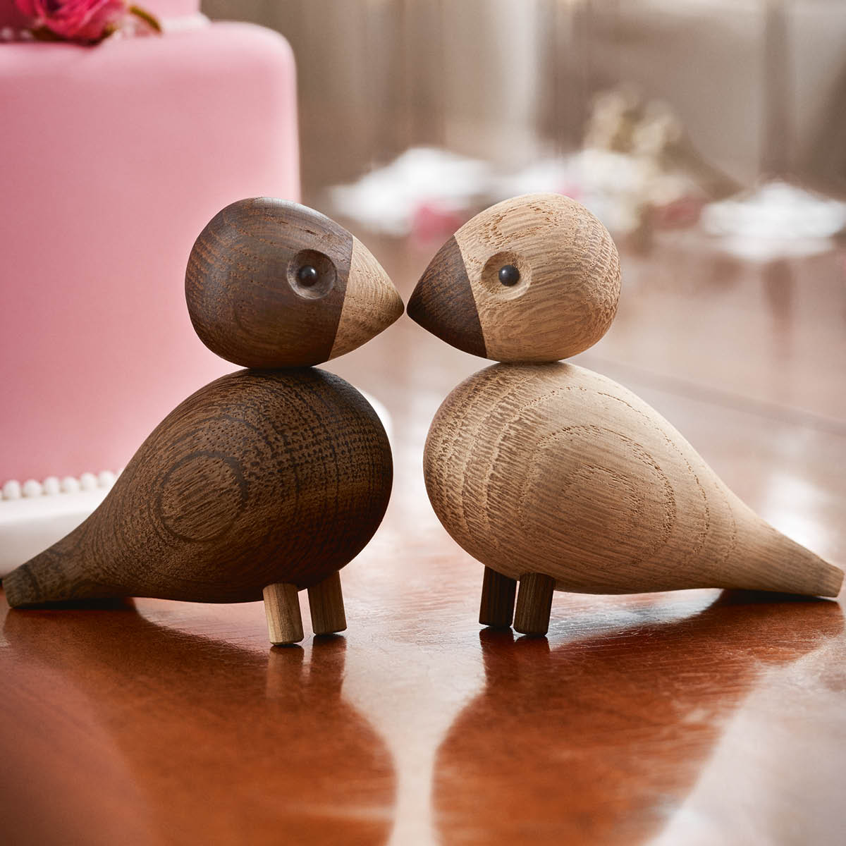 Kay Bojesen Denmark Lovebirds 8,8 cm Tammi