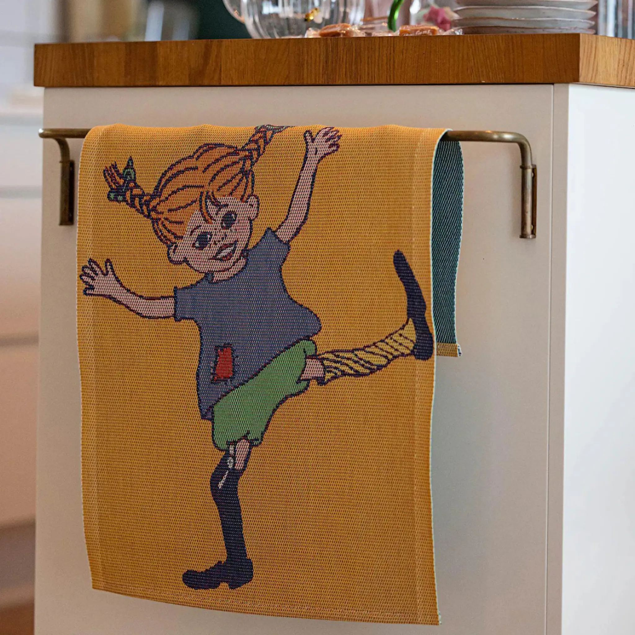 Ekelund Pippi kökshandduk 40x60 cm Pippi