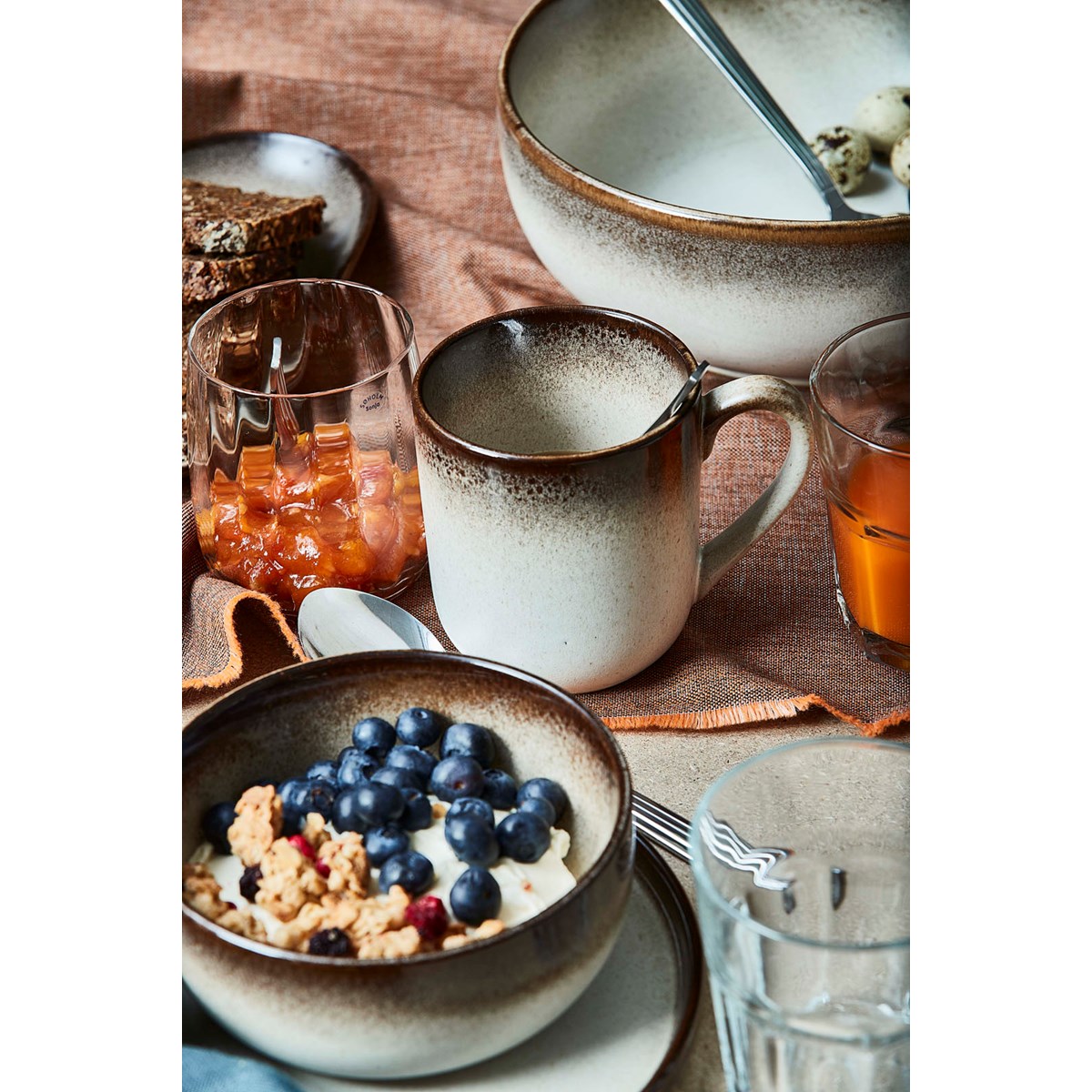 Søholm Søholm Sonja Salladskål 24x9 cm Brun