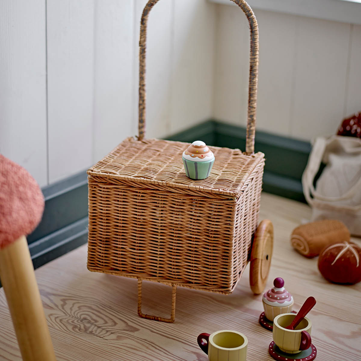 Bloomingville MINI Bette köksset leksak för barn 9 delar trä