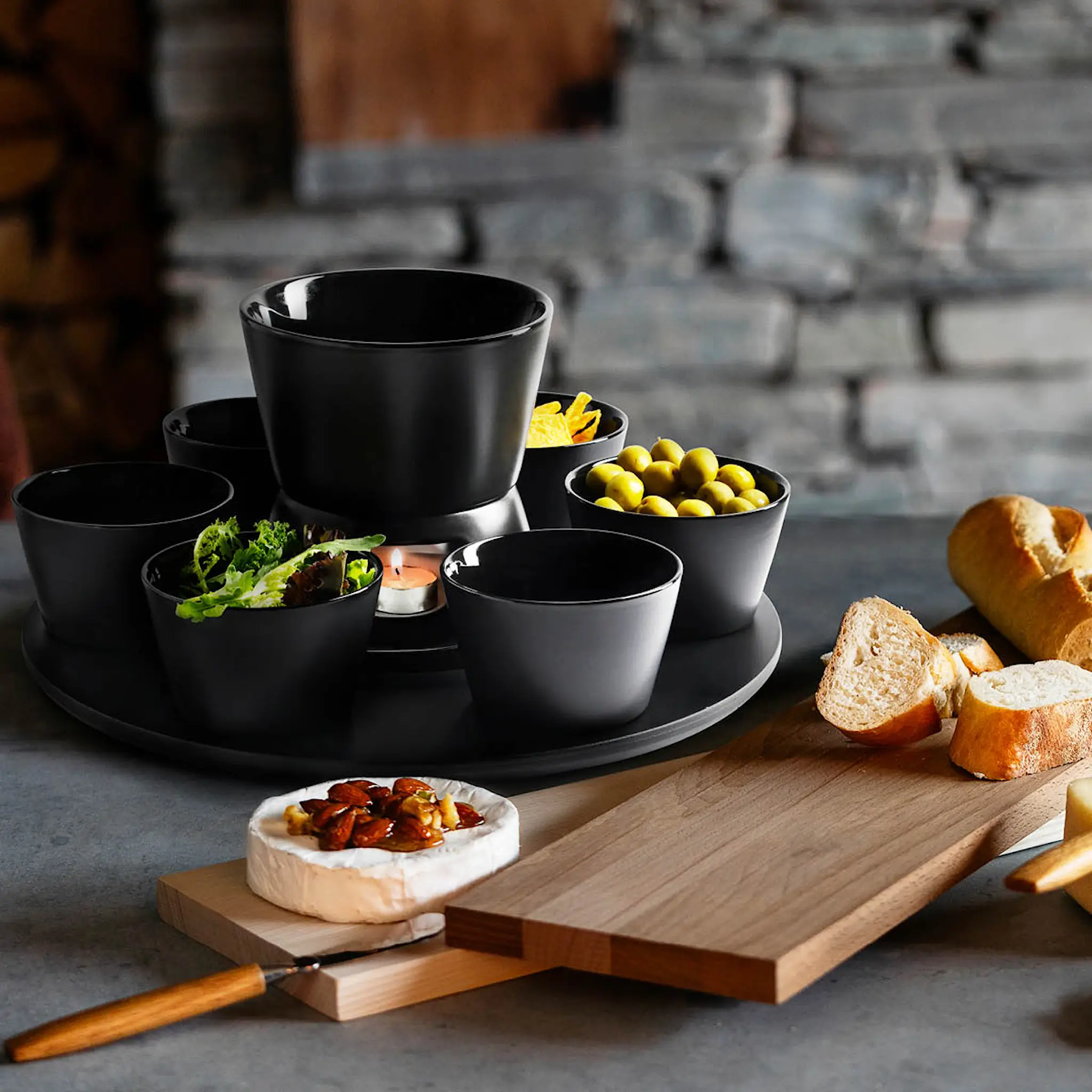Modern House Daily Use Tacoset 9 Delar Svart