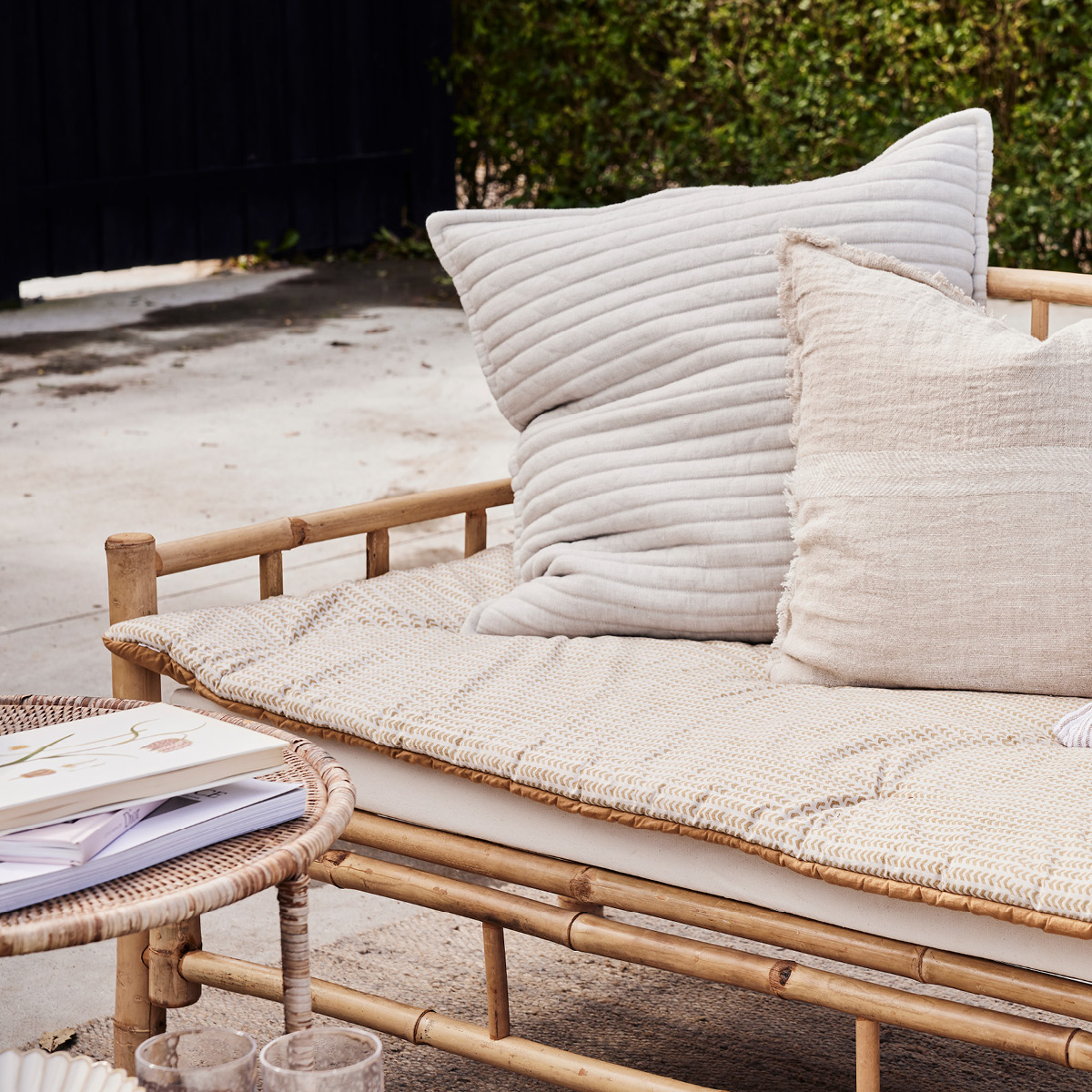 Lene Bjerre Ivenne sittepute/madrass 180x70 cm oker