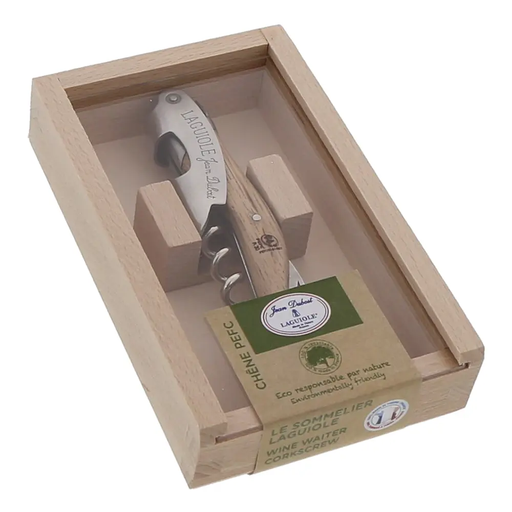 Korkkiruuvi Puukahva