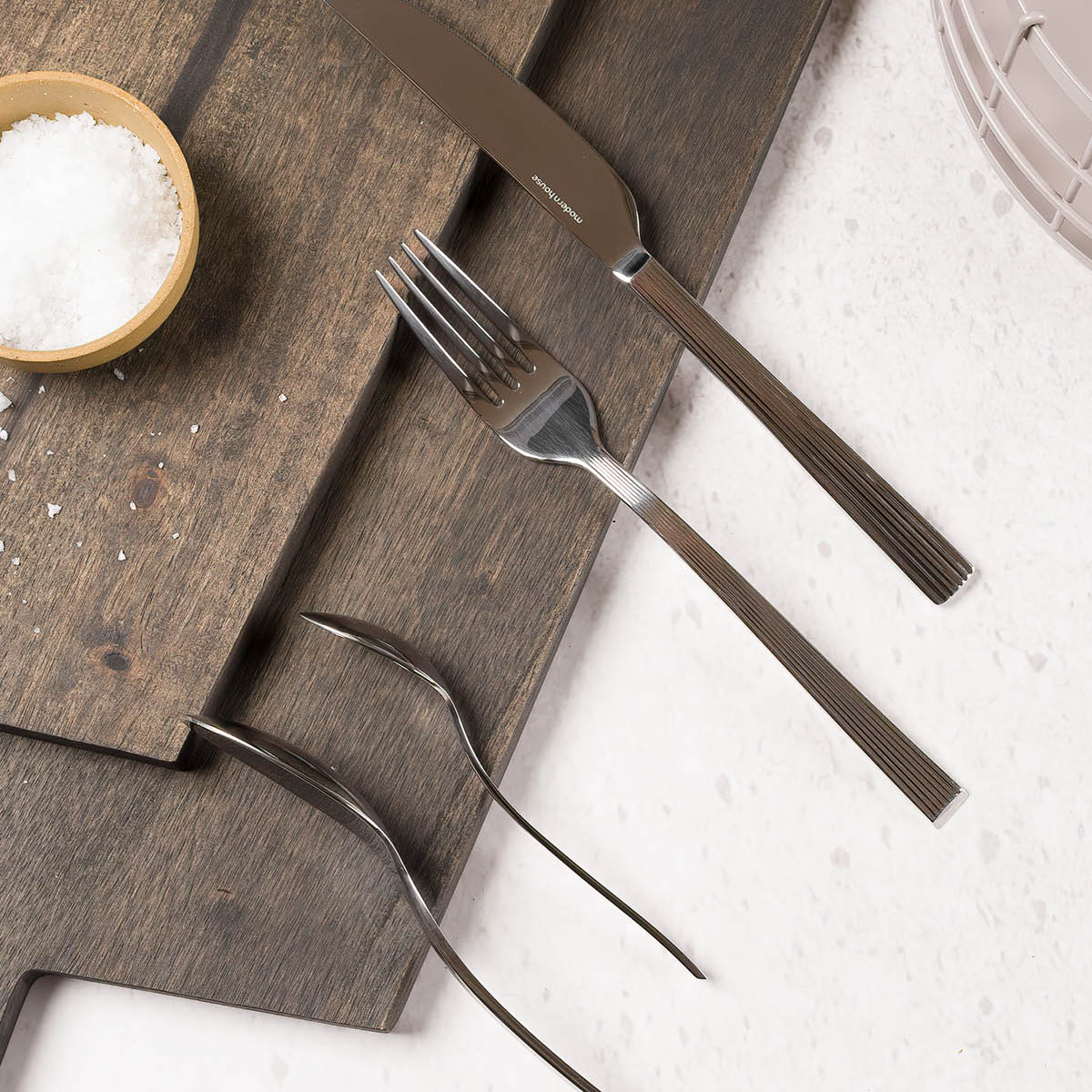 Modern House Line bestikksett 24 deler stål