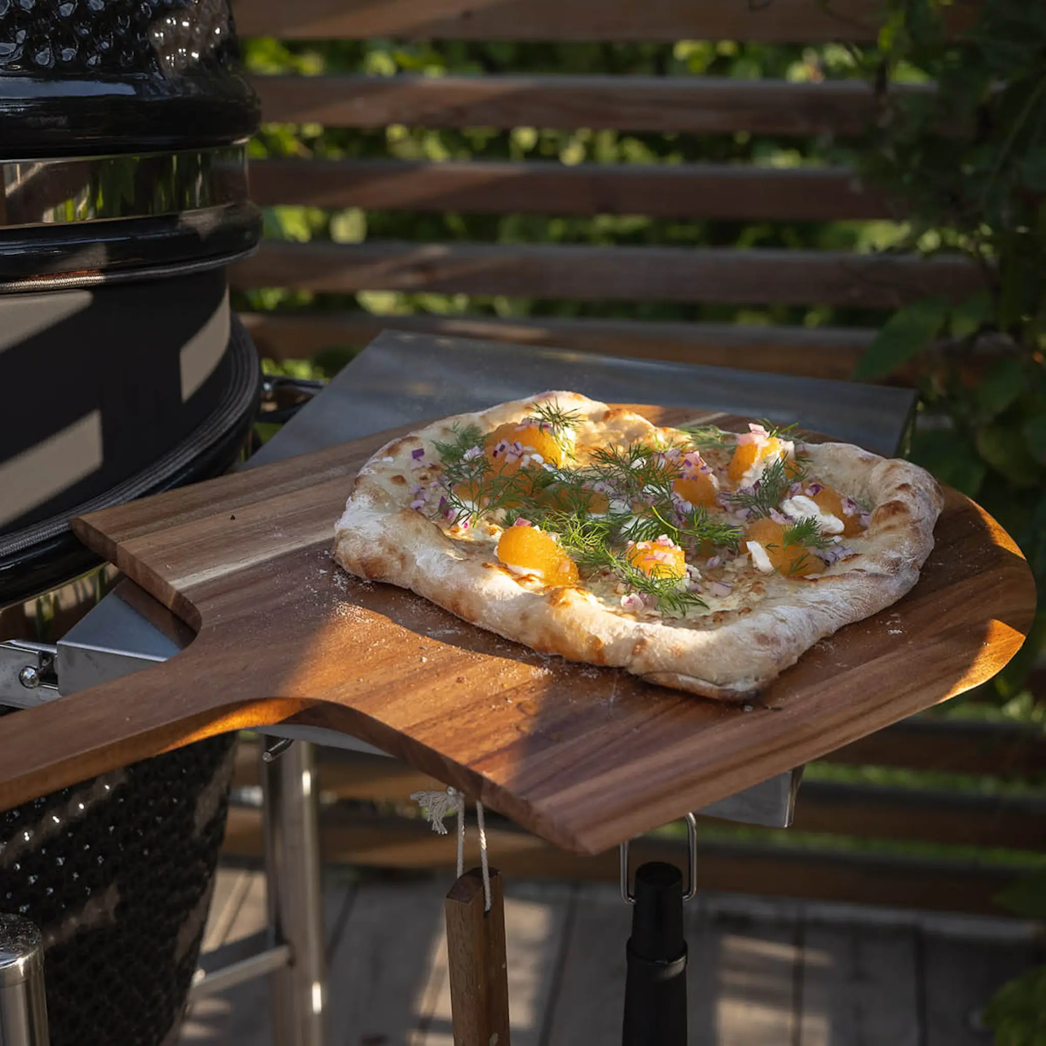 Kamado SUMO Pizzaspade 55x35 cm Akacia