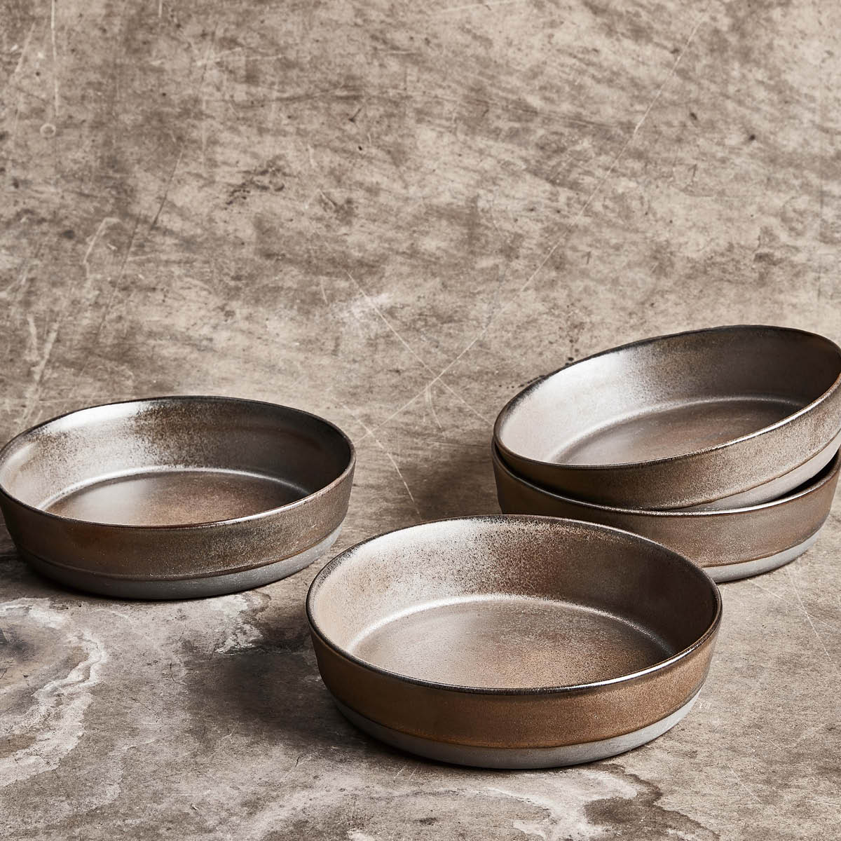 Aida Raw Skål 19,4 cm Metallic Brown