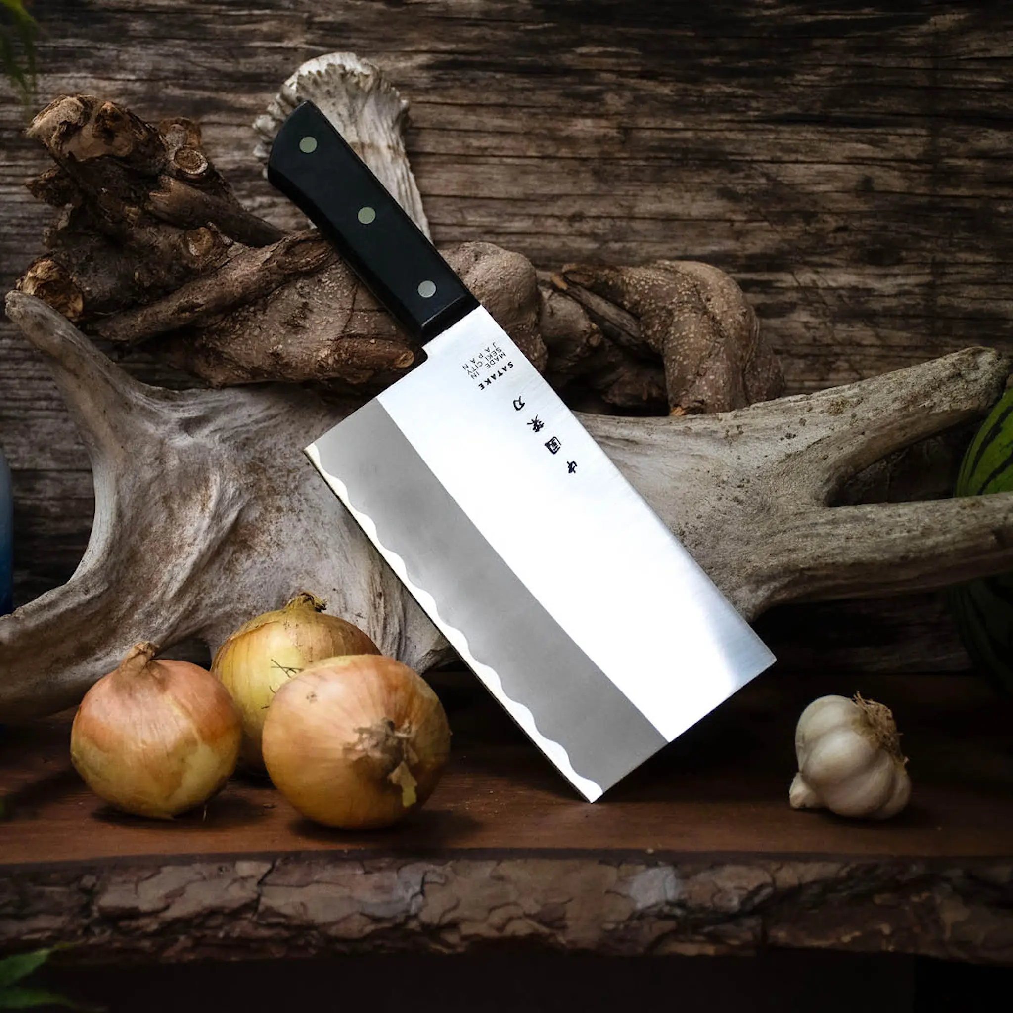 Satake Chopper kniv svart handtag