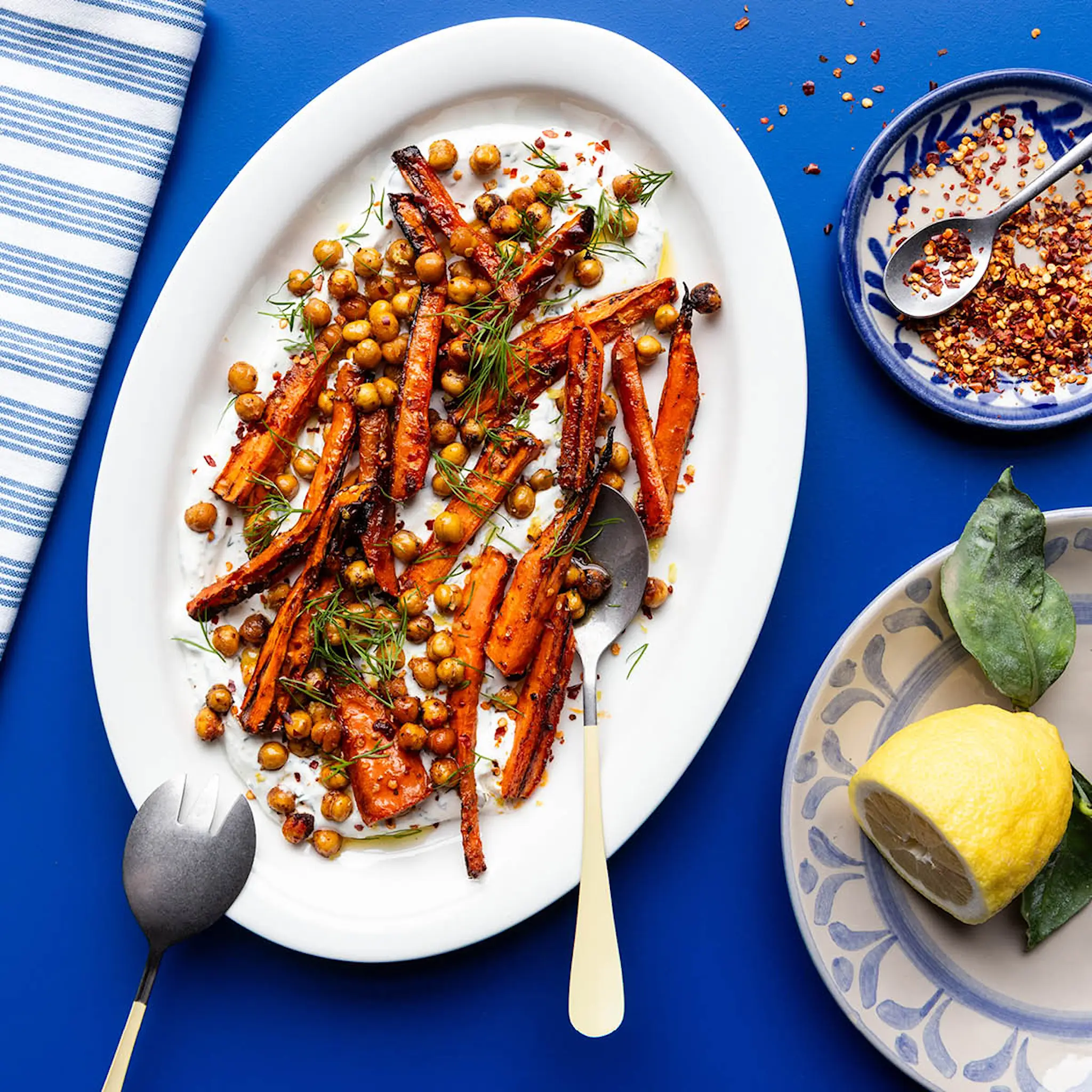 Nicolas Vahé Salladsbestick 20 cm gul